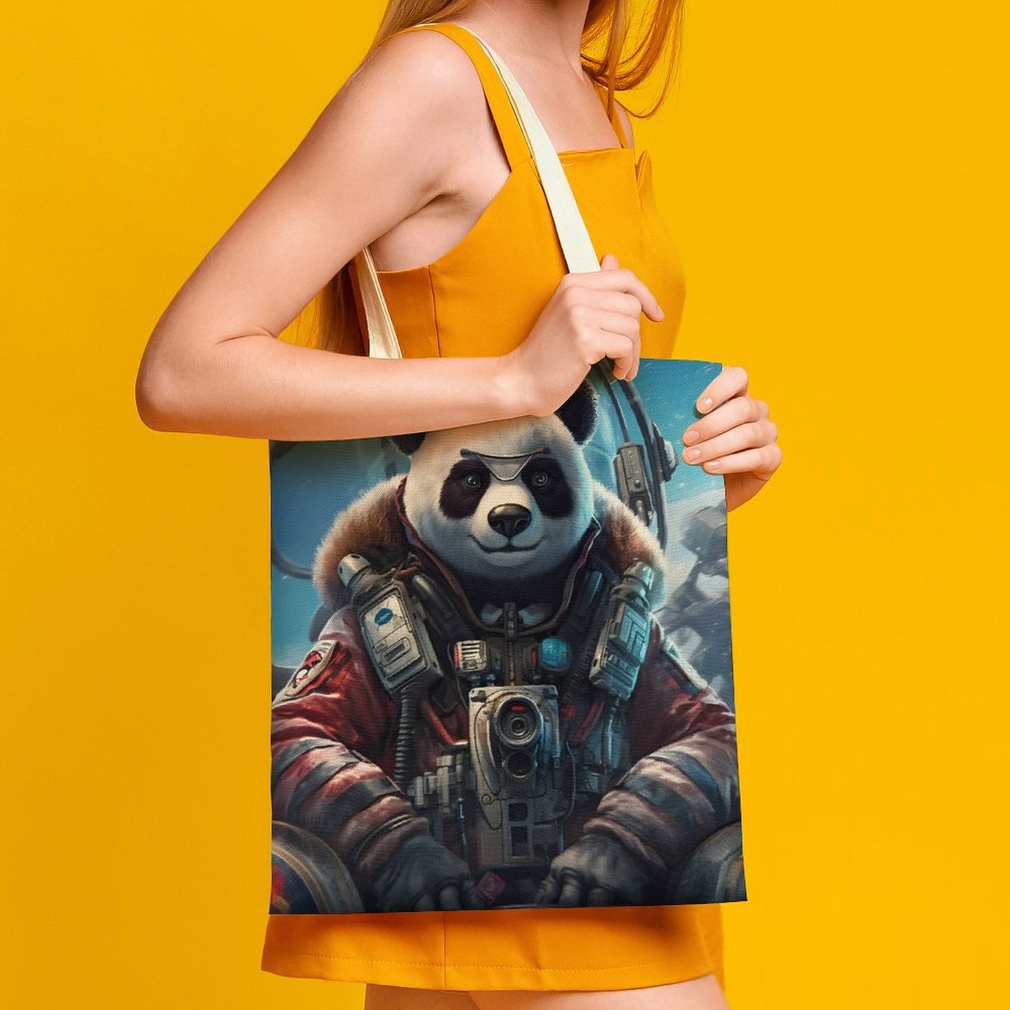 Canvas Tote Bag Double SolarLab_a_Panda_pilot_drive_a_helicopter_in_the_sky_on_the_Arc_a8ab979d-e58e-4576-97ea-6a337e5898a2 Style-8 38×41cm normal-online-PERSONAL DESIGN