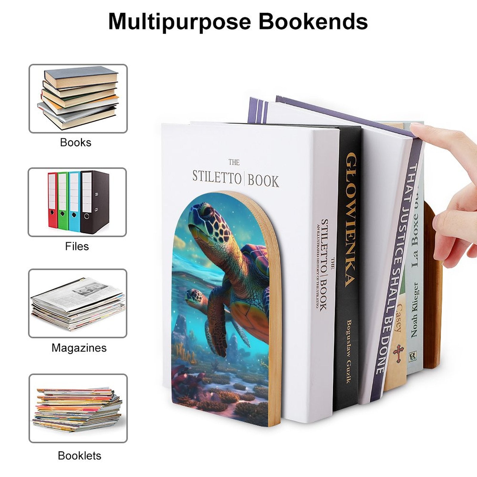 Bookends SolarLab_Sea_turtles_tropical_sea_island_sunlight_fantasy_art_d_8c17eb4f-0c33-48bc-80bd-25ce9d585c40 Style-16 One Size normal-online-PERSONAL DESIGN