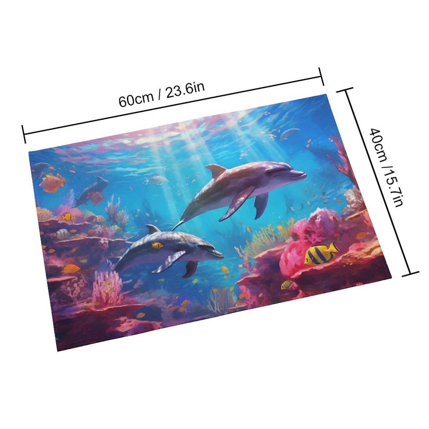 Crystal velvet carpet sea dolphins htc01a006 - iTopMax