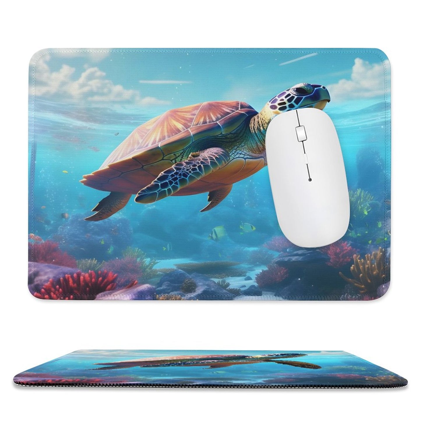 Mouse Pad SolarLab_Sea_turtles_tropical_sea_island_sunlight_fantasy_stock_a8e2acd4-f704-46d7-956a-d919666d76ff normal-online-PERSONAL DESIGN