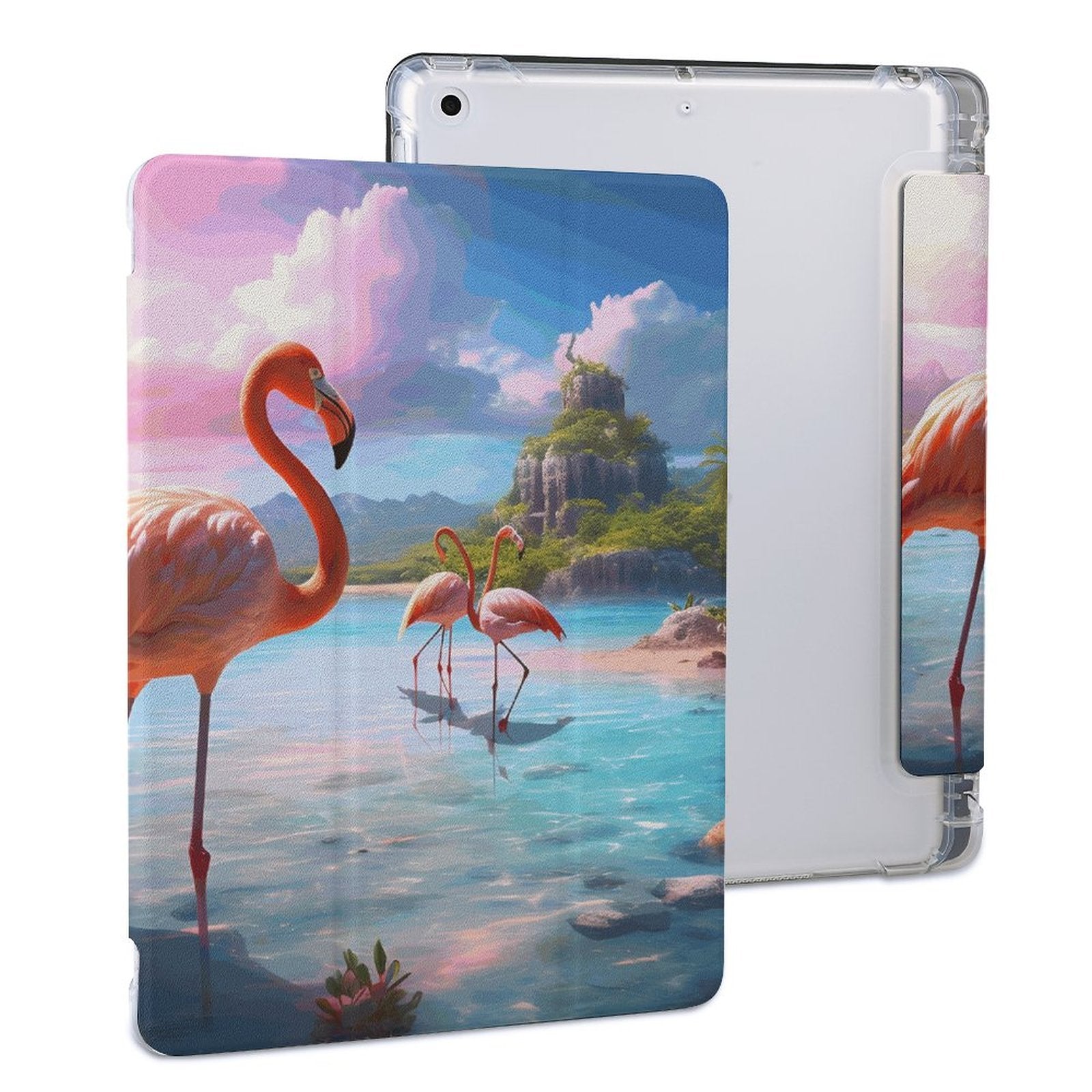 The Ipad Pen Slot Case Flamingos_001 normal-online-PERSONAL DESIGN