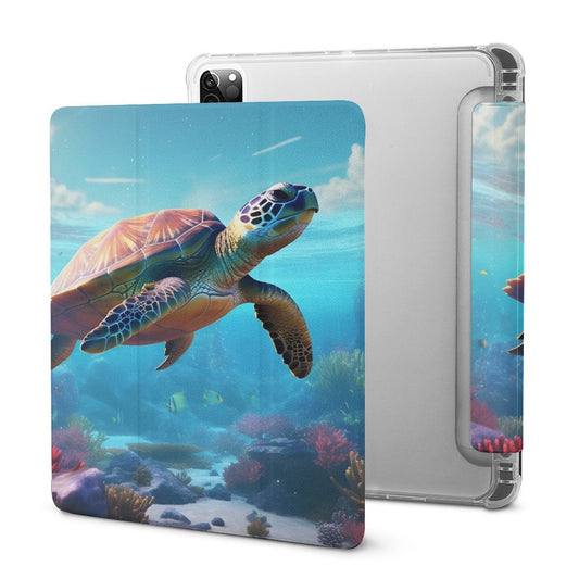 The Ipad Pen Slot Case SolarLab_Sea_turtles_tropical_sea_island_sunlight_fantasy_stock_a8e2acd4-f704-46d7-956a-d919666d76ff normal-online-PERSONAL DESIGN
