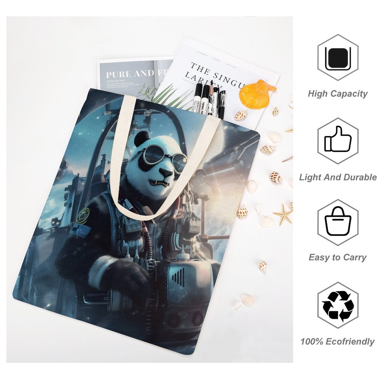 Canvas Tote Bag Double SolarLab_a_Panda_pilot_drive_a_helicopter_in_the_sky_on_the_Arc_5bf0f2a6-557d-471b-814c-3b1ef8615f4d Style-9 38×41cm normal-online-PERSONAL DESIGN