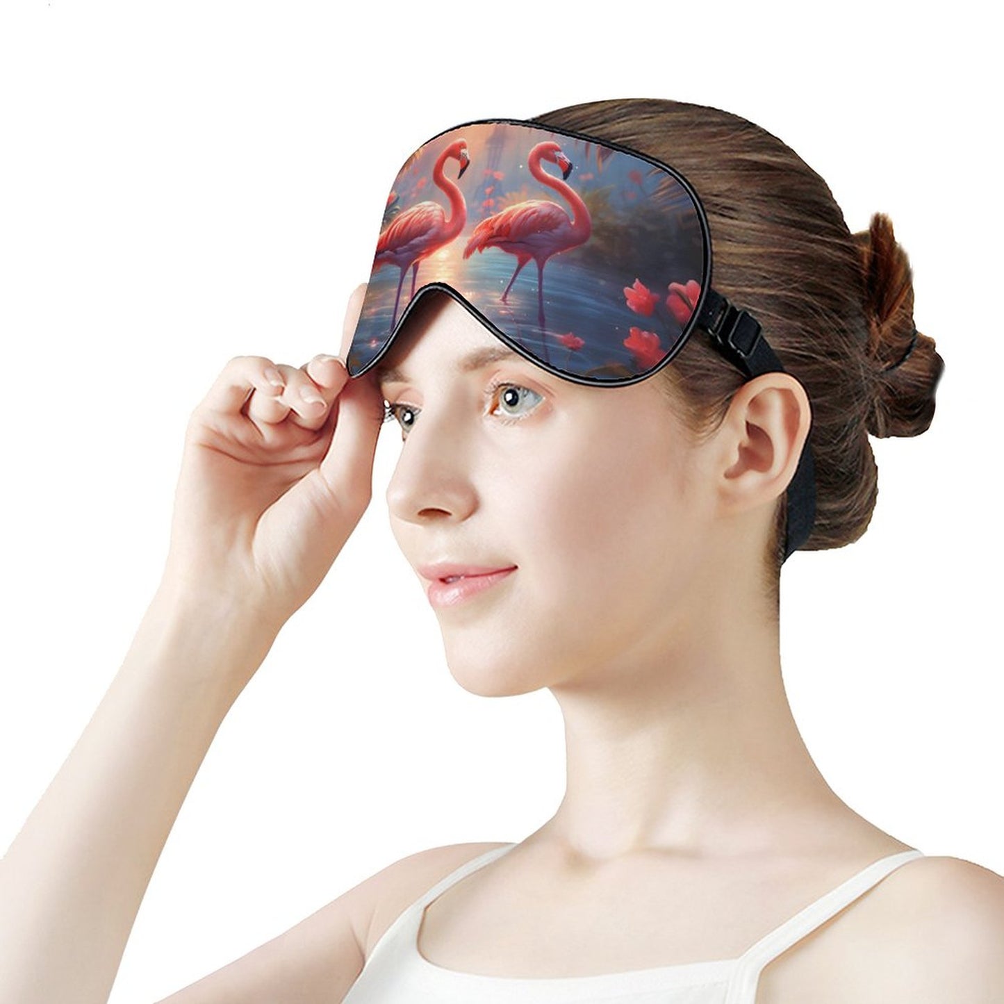 Sleep Mask Flamingos HSM01A013 normal-online-PERSONAL DESIGN