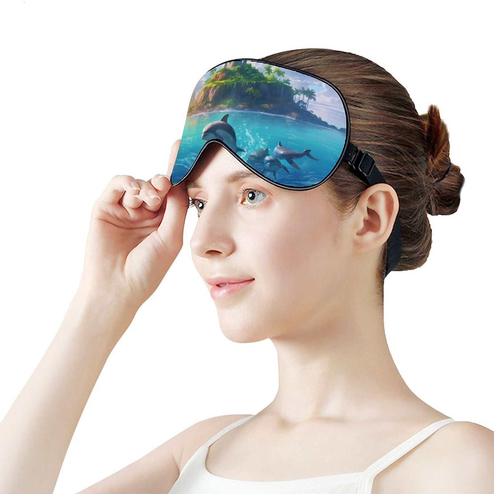 Sleep Mask Dolphins HSM01B004 normal-online-PERSONAL DESIGN
