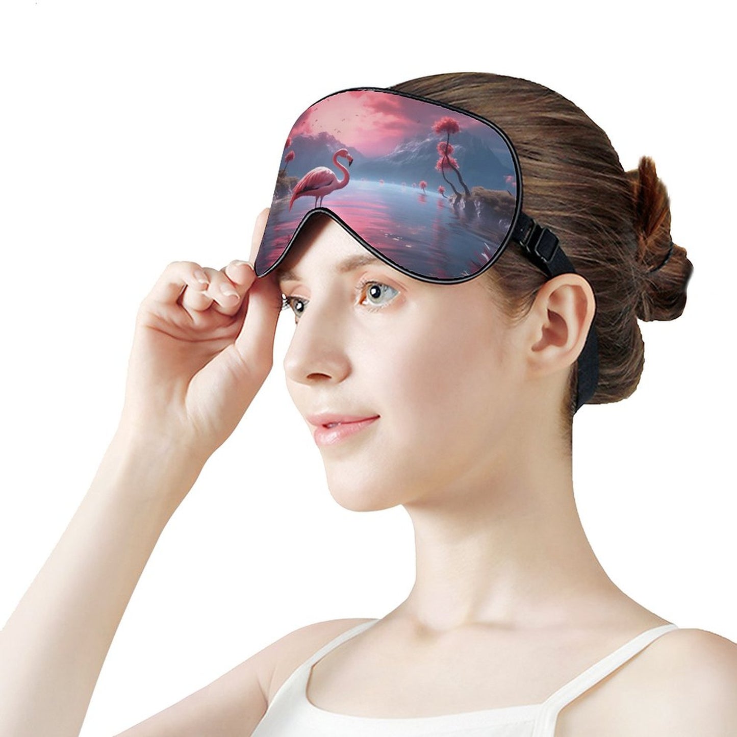 Sleep Mask Flamingos HSM01A012 normal-online-PERSONAL DESIGN