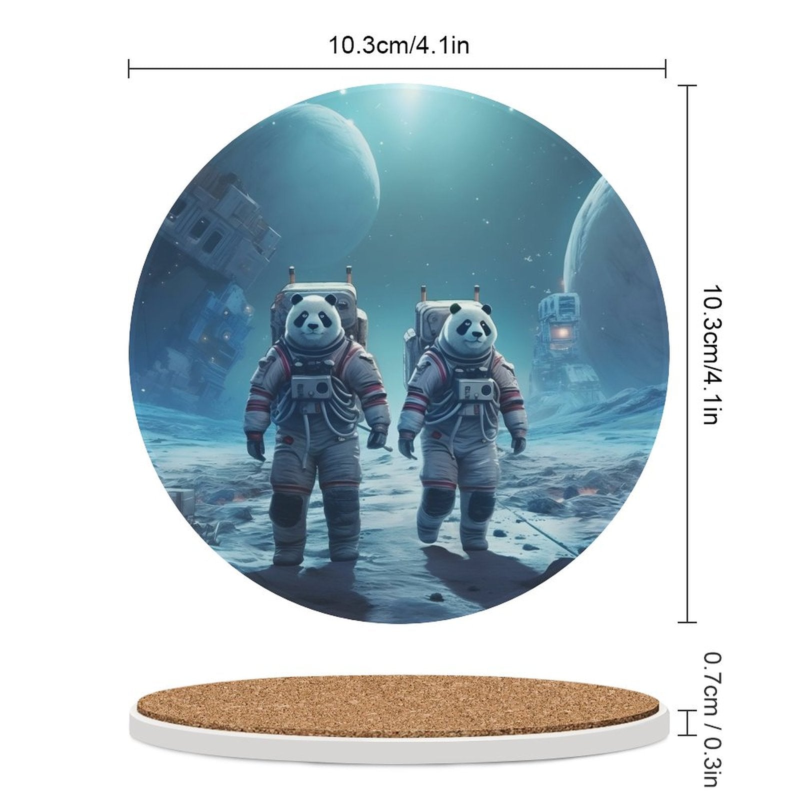 Ceramic Coasters (Round) SolarLab_Panda_astronauts_walk_on_the_moon__Cyberpunk_futuristi_f6c4f1ee-ea0b-4626-8637-deb16437da8c normal-online-PERSONAL DESIGN
