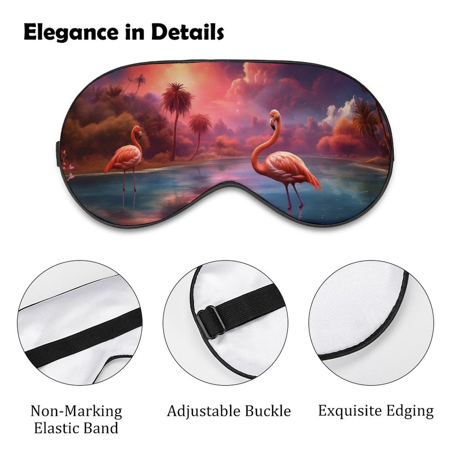 Sleep Mask Flamingos HSM01A008 normal-online-PERSONAL DESIGN