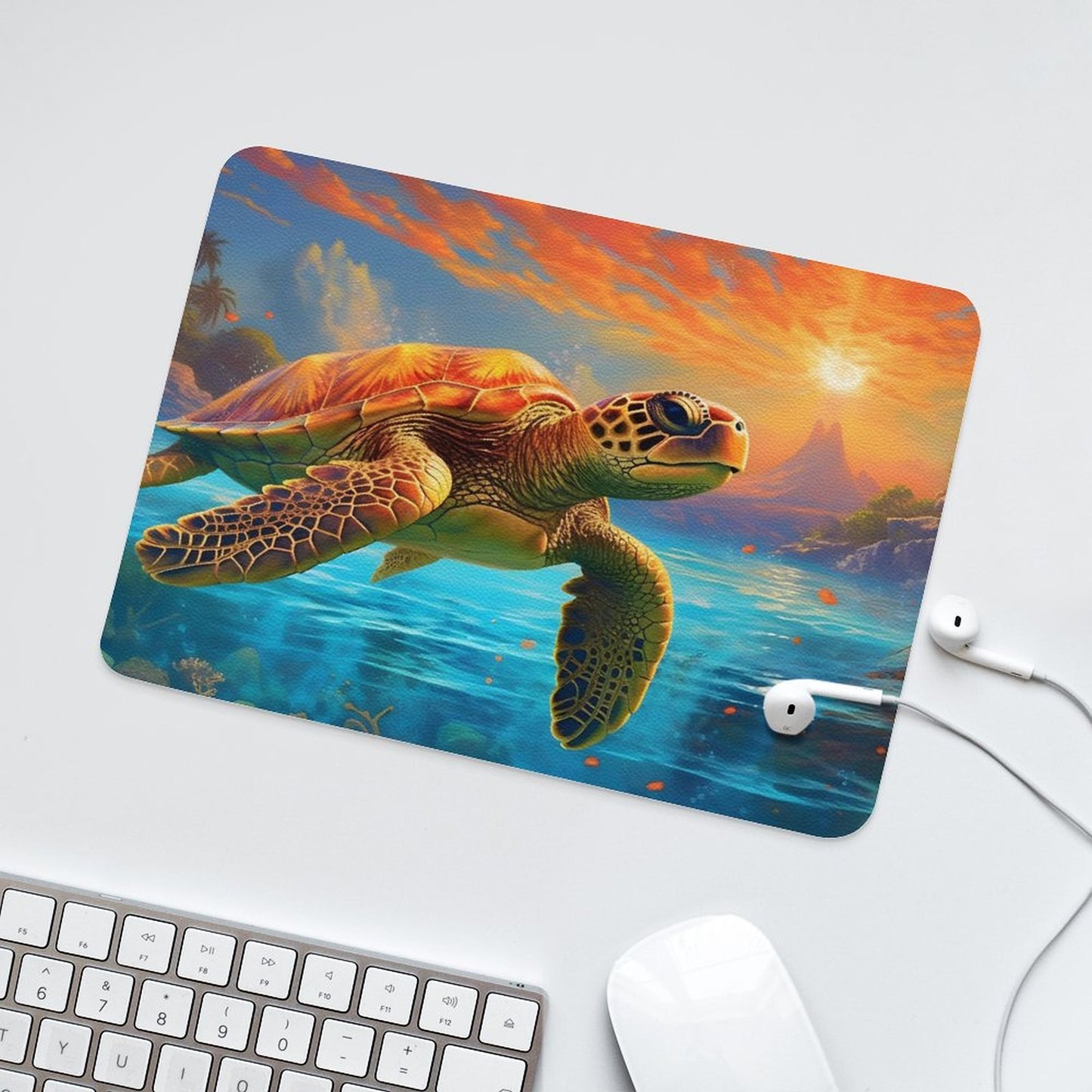 Leather Mouse Pad SolarLab_Sea_turtles_tropical_sea_island_sunlight_fantasy_art_d_c29a6e10-0f28-42ee-8e19-15bcf9990e3c Style One Size normal-online-PERSONAL DESIGN
