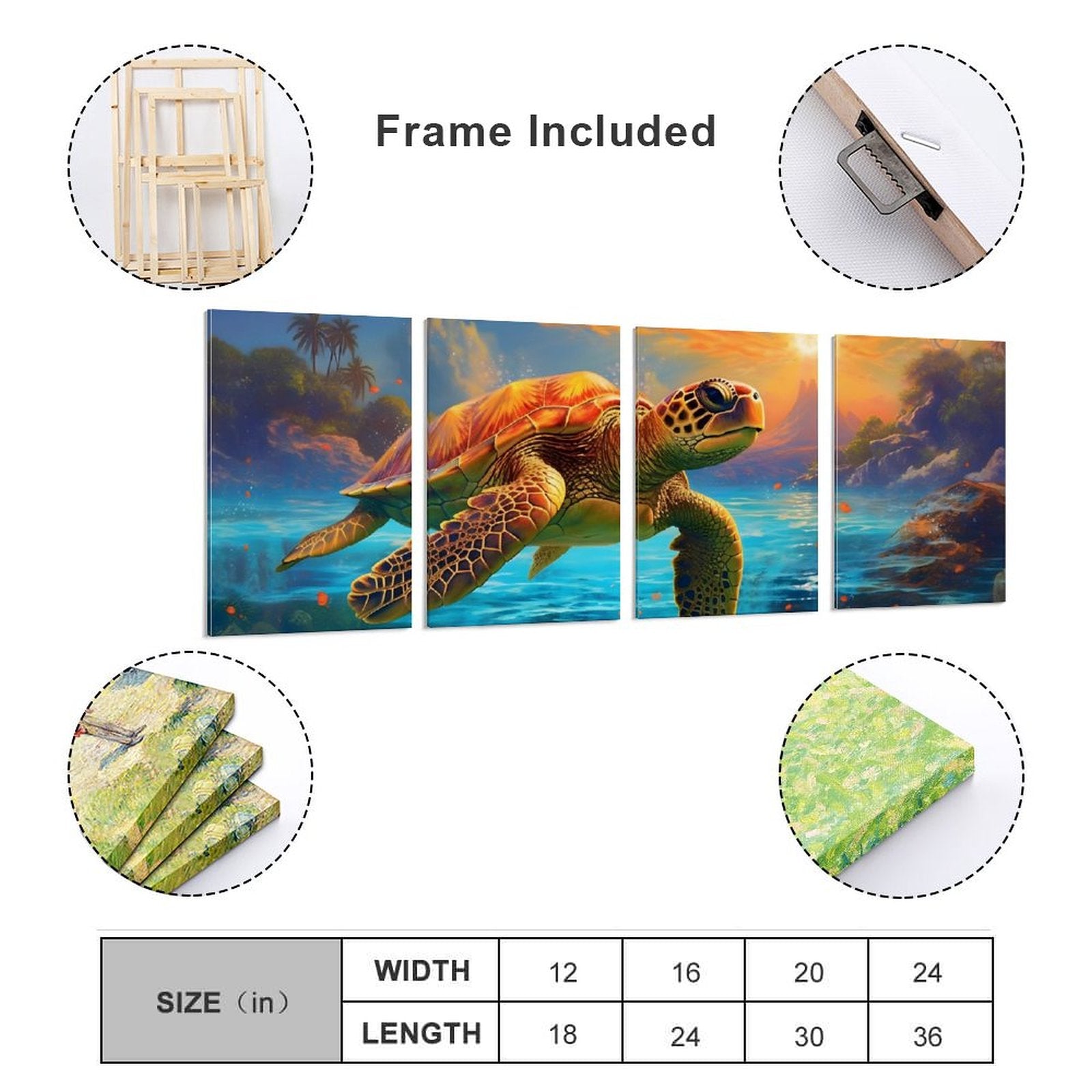 4 Panel Hanging Posters Vertical SolarLab_Sea_turtles_tropical_sea_island_sunlight_fantasy_art_d_c29a6e10-0f28-42ee-8e19-15bcf9990e3c normal-online-PERSONAL DESIGN