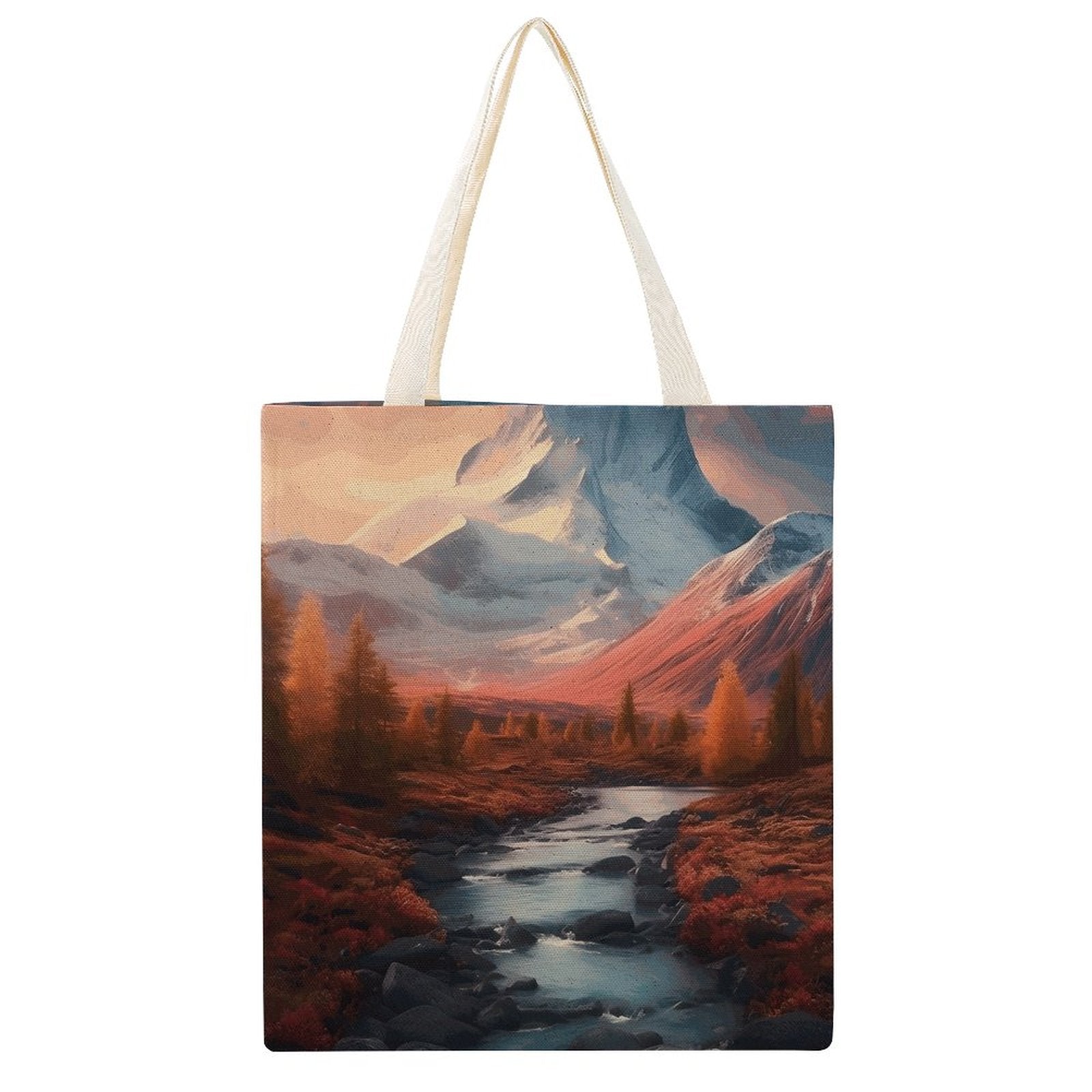 Canvas Tote Bag Double SolarLab_Norwegian_aurora_autumn_mountains_forestshyper-detail__935e43e8-37e6-44dc-8597-129fbe22a01a Style-9 38×41cm normal-online-PERSONAL DESIGN