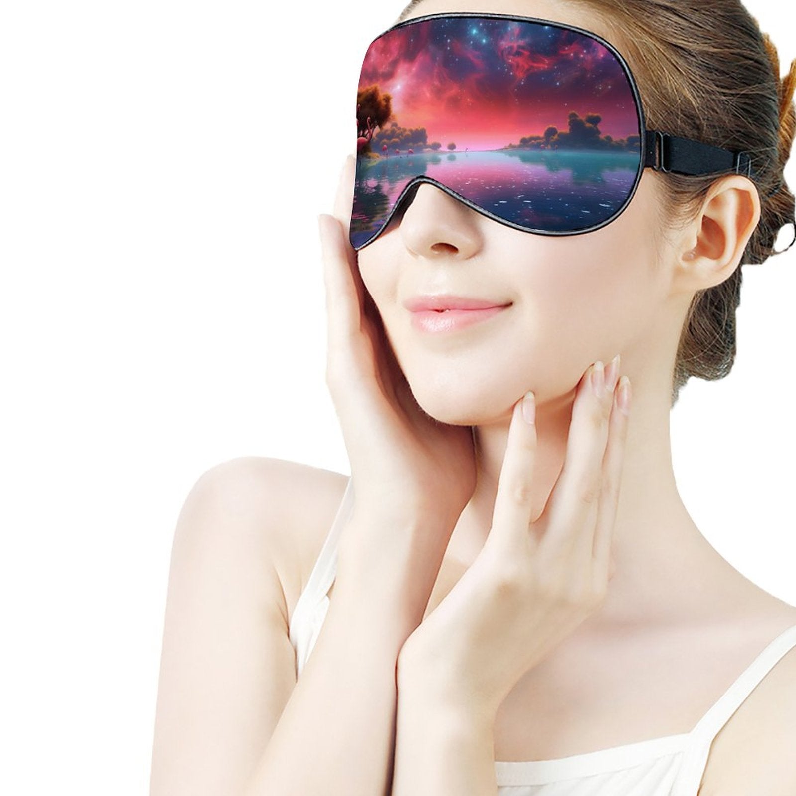 Sleep Mask Flamingos HSM01A009 normal-online-PERSONAL DESIGN