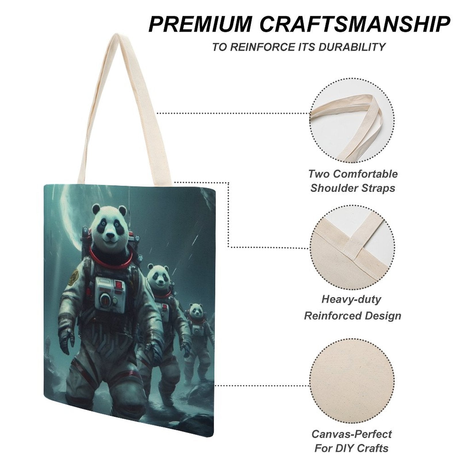 Canvas Tote Bag Double SolarLab_Panda_astronauts_walk_on_the_moon__Cyberpunk_futuristi_aba97693-24f0-402b-b670-9780391a5621 Style-24 38×41cm normal-online-PERSONAL DESIGN