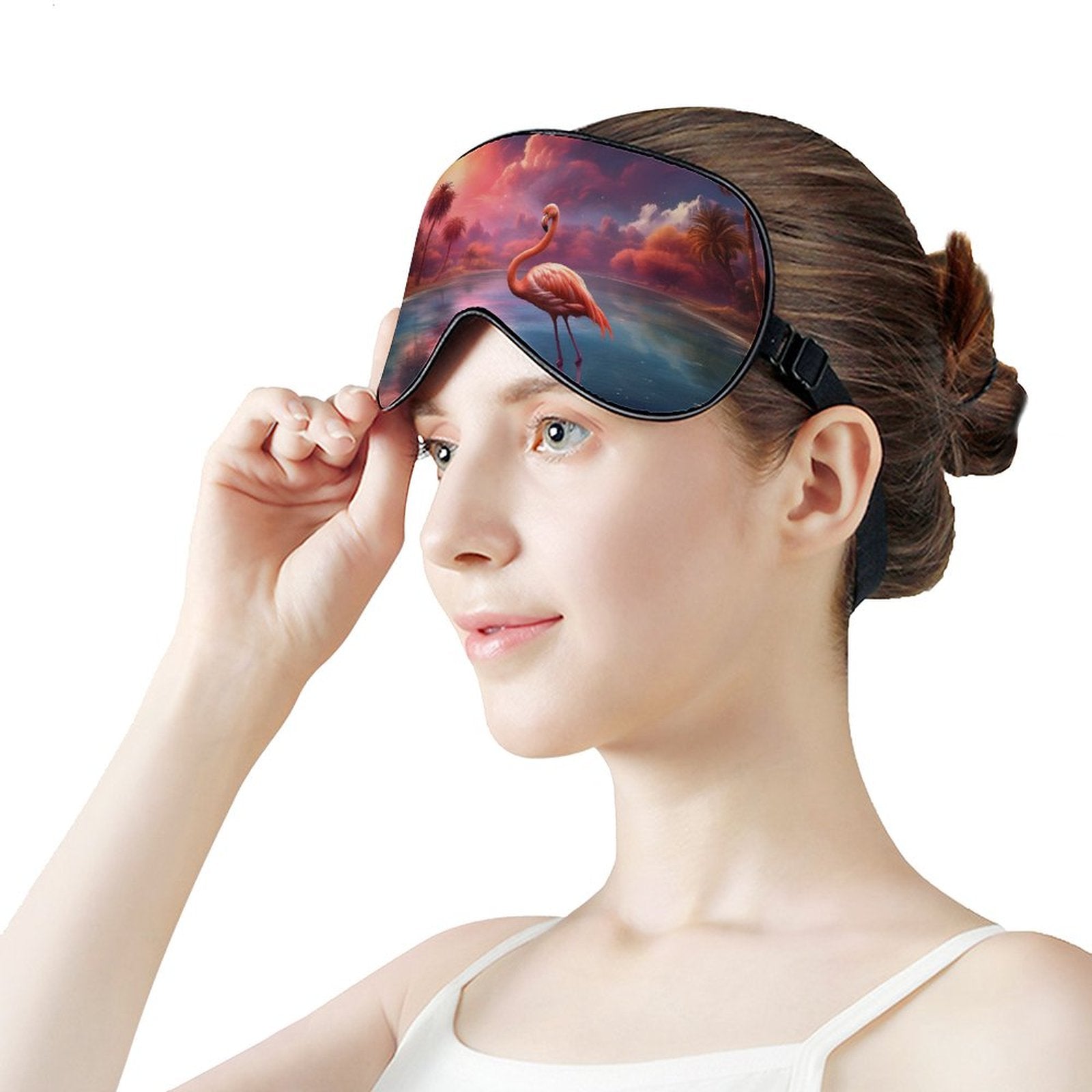 Sleep Mask Flamingos HSM01A008 normal-online-PERSONAL DESIGN