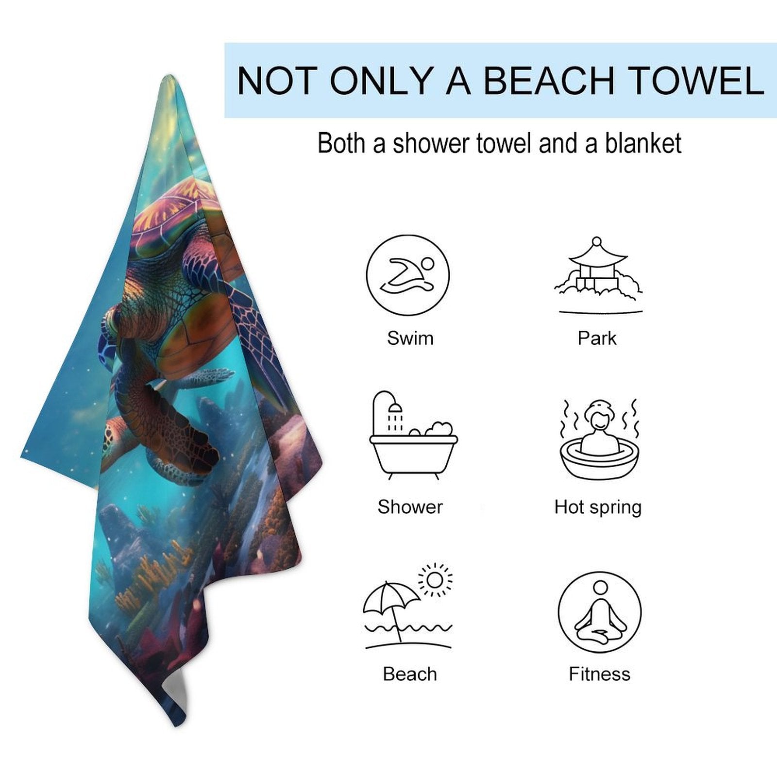Beach Towel SolarLab_Sea_turtles_tropical_sea_island_sunlight_fantasy_art_d_8c17eb4f-0c33-48bc-80bd-25ce9d585c40 Style One Size normal-online-PERSONAL DESIGN