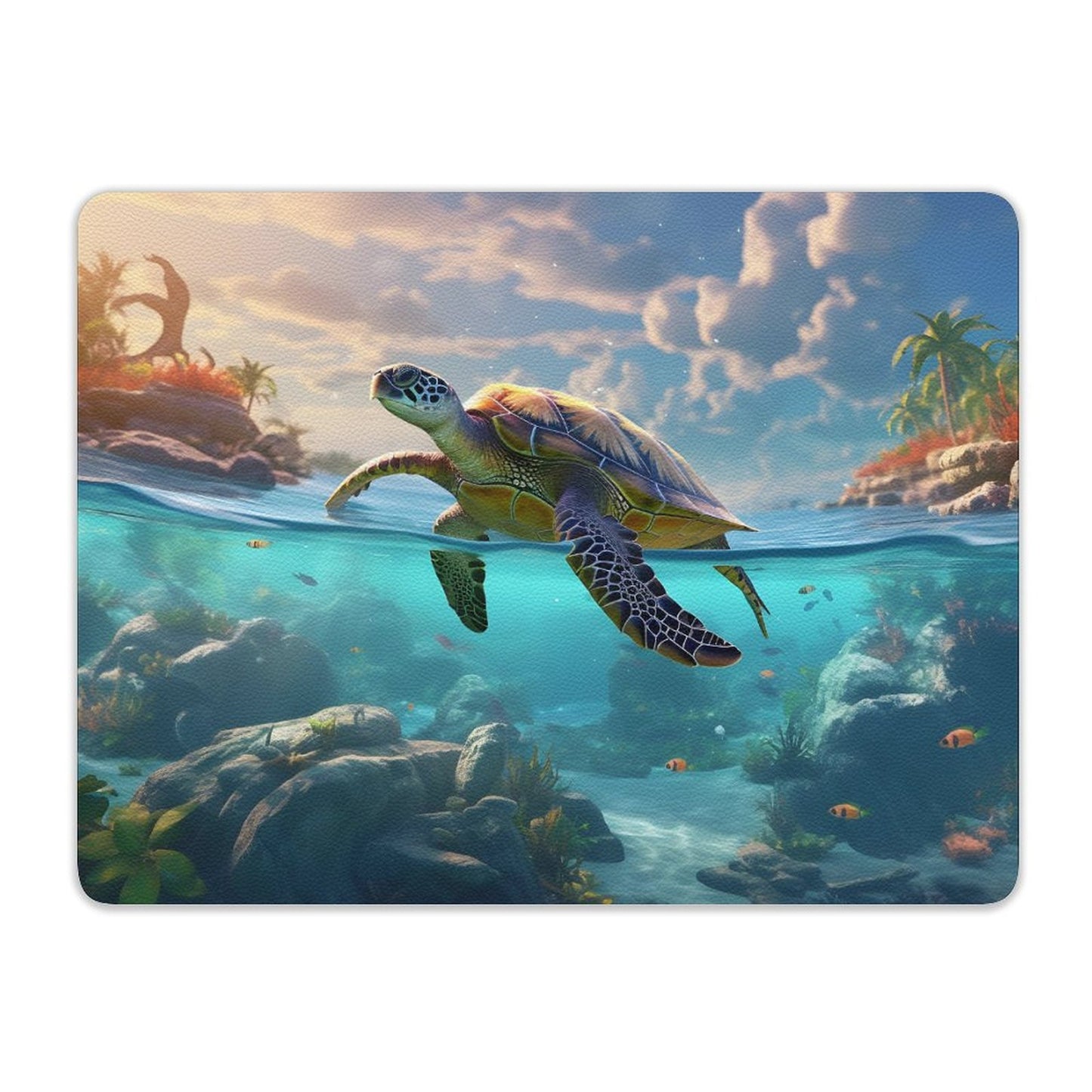 Leather Mouse Pad SolarLab_Sea_turtles_tropical_sea_island_sunlight_hyper-detail__88c311a8-1508-4981-8598-3d2b7de2cfd0 Style One Size normal-online-PERSONAL DESIGN