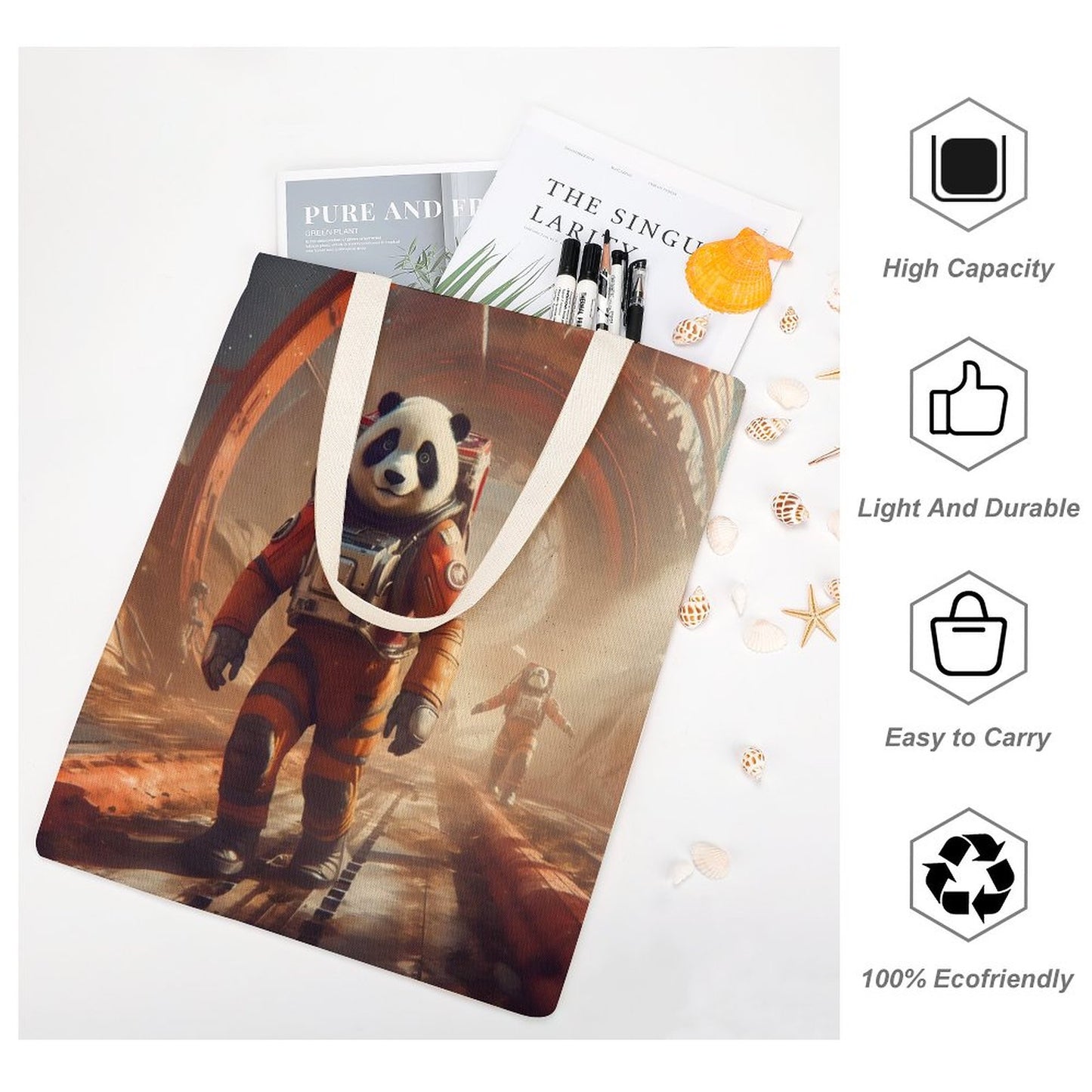 Canvas Tote Bag Double SolarLab_a_Panda_astronaut_walk_on_the_Mars_starship_Cyberpunk__2b81100f-76f5-41c8-8fb9-1cf399cedd1f Style-36 38×41cm normal-online-PERSONAL DESIGN