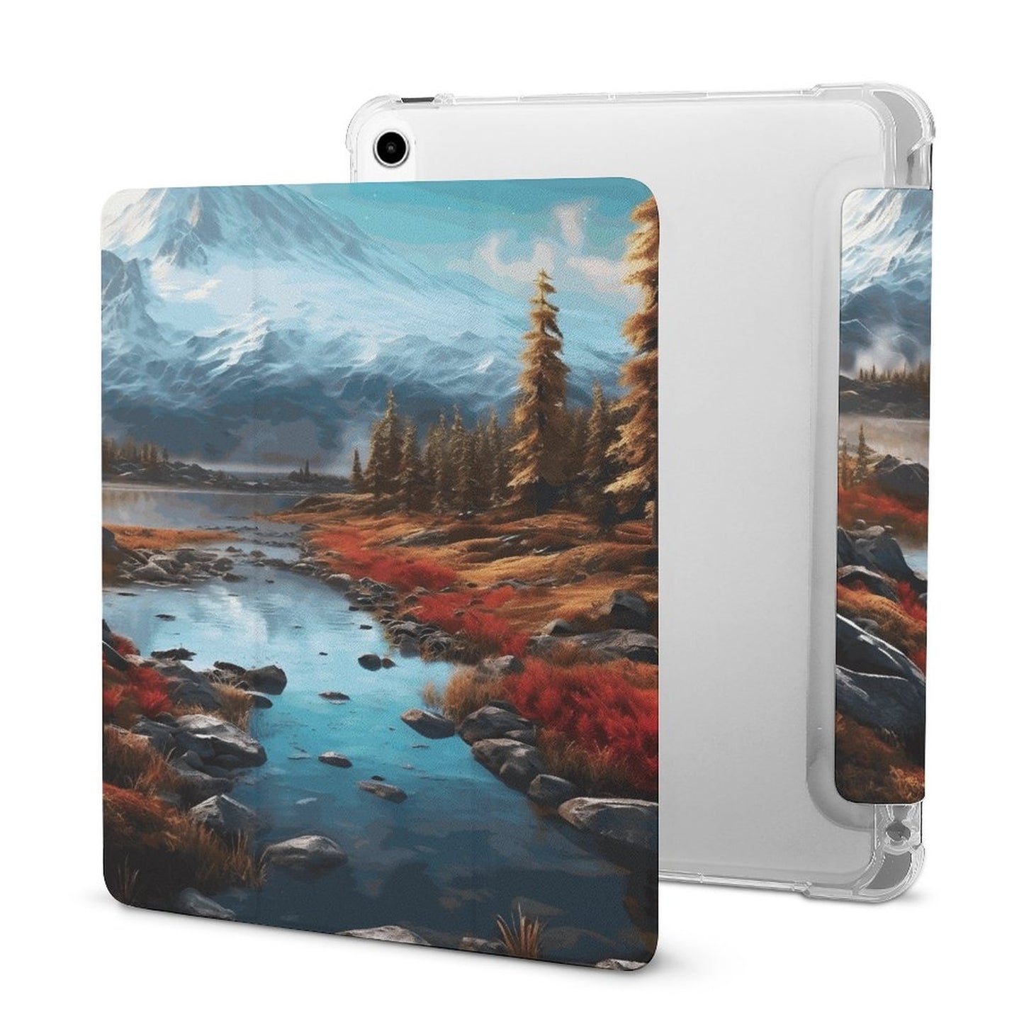 The Ipad Pen Slot Case SolarLab_Norwegian_aurora_autumn_mountains_forests_lake_hyper-d_e2aa2e52-6a16-40cc-b676-99c207efe850 normal-online-PERSONAL DESIGN