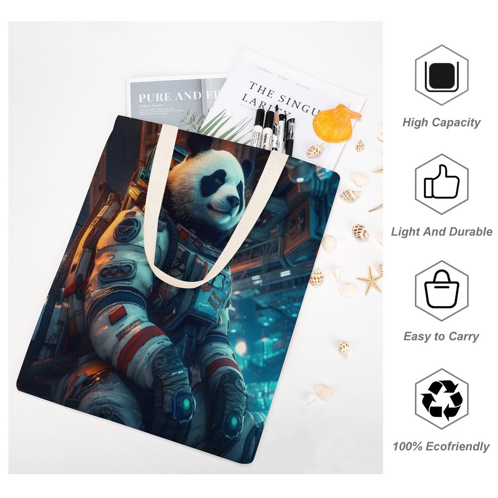 Canvas Tote Bag Double SolarLab_a_Panda_astronaut_walk_on_the_space_rocket_Cyberpunk_f_934c4566-c7bf-4d90-afa5-149387b17027 Style-25 38×41cm normal-online-PERSONAL DESIGN