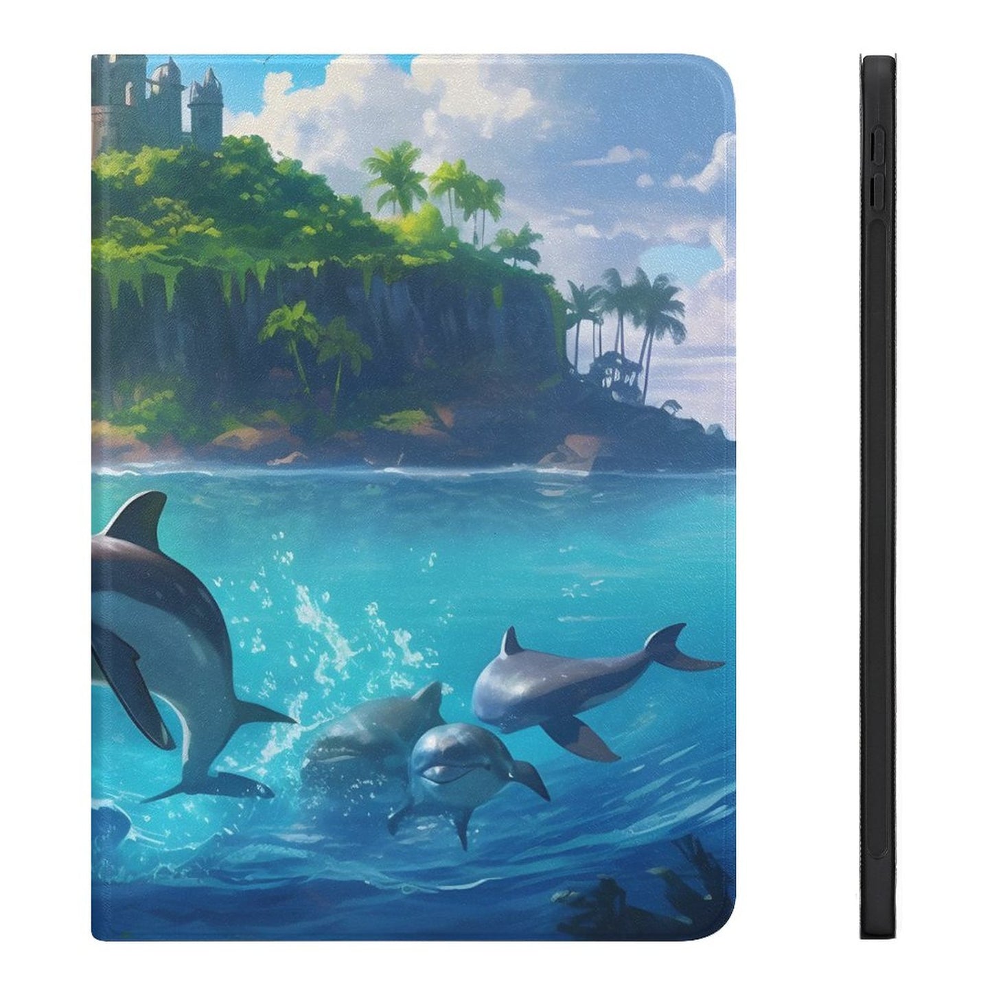 The Ipad Pen Slot Case SolarLab_Dolphins_tropical_sea_island_sunlight_fantasy_stock_il_fcec8005-dae5-4c03-8fbd-f778649c18b4 normal-online-PERSONAL DESIGN