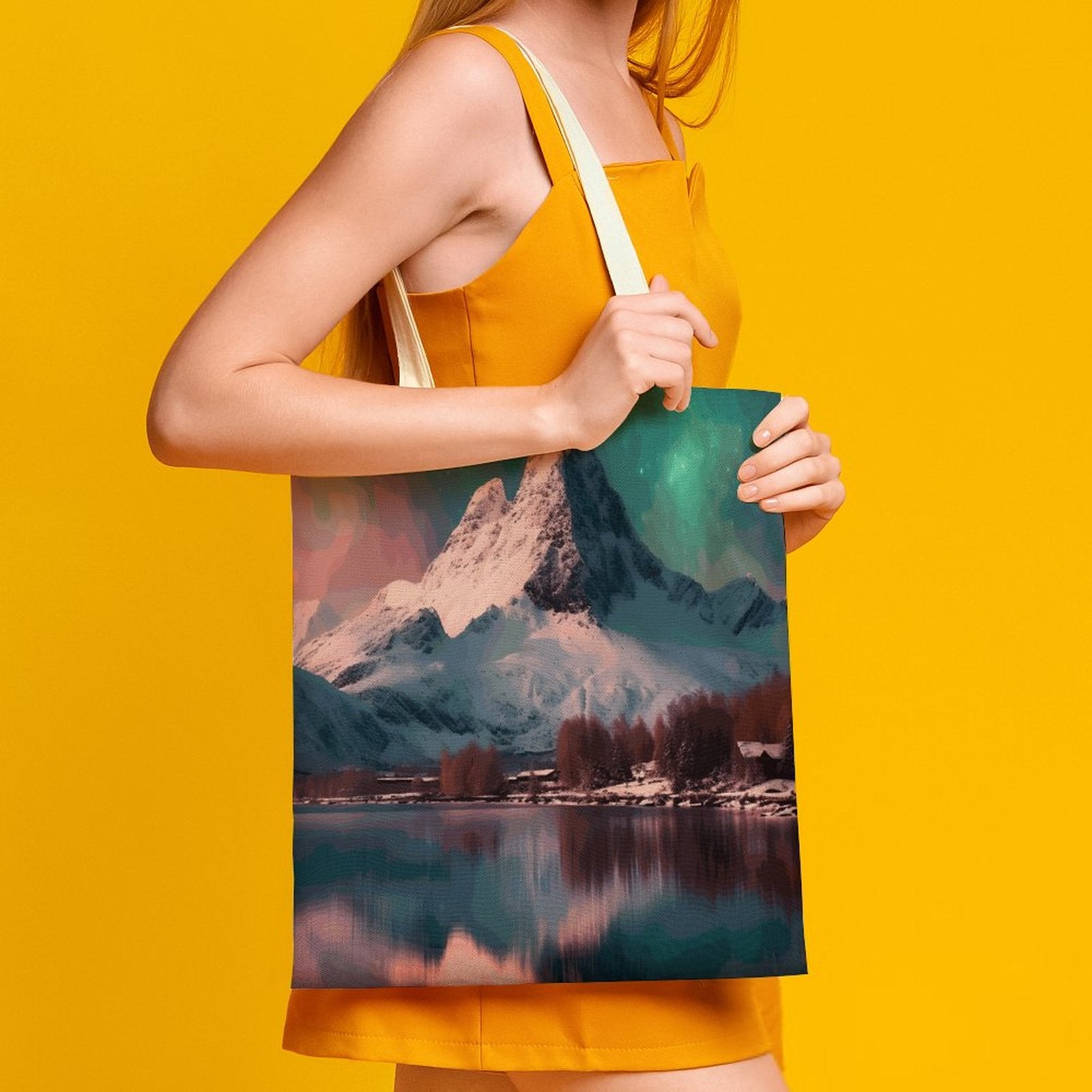 Canvas Tote Bag Double SolarLab_Norwegian_aurora_winter_mountains_forests_lake_hyper-d_02eaf923-bc93-48e1-828a-35b11ccc5bd9 Style-2 38×41cm normal-online-PERSONAL DESIGN