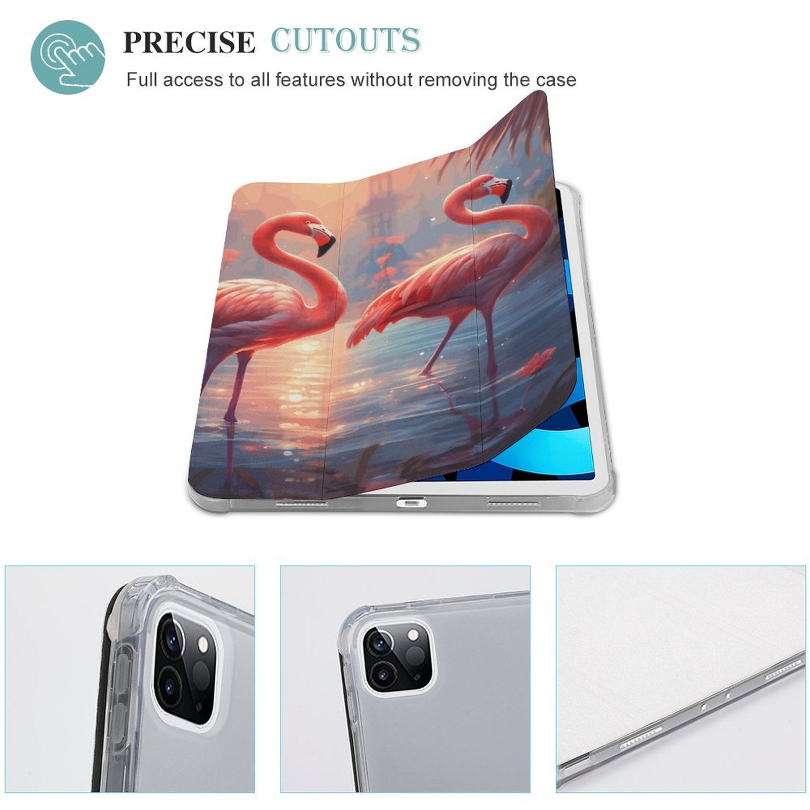 The Ipad Pen Slot Case Flamingos_003 normal-online-PERSONAL DESIGN