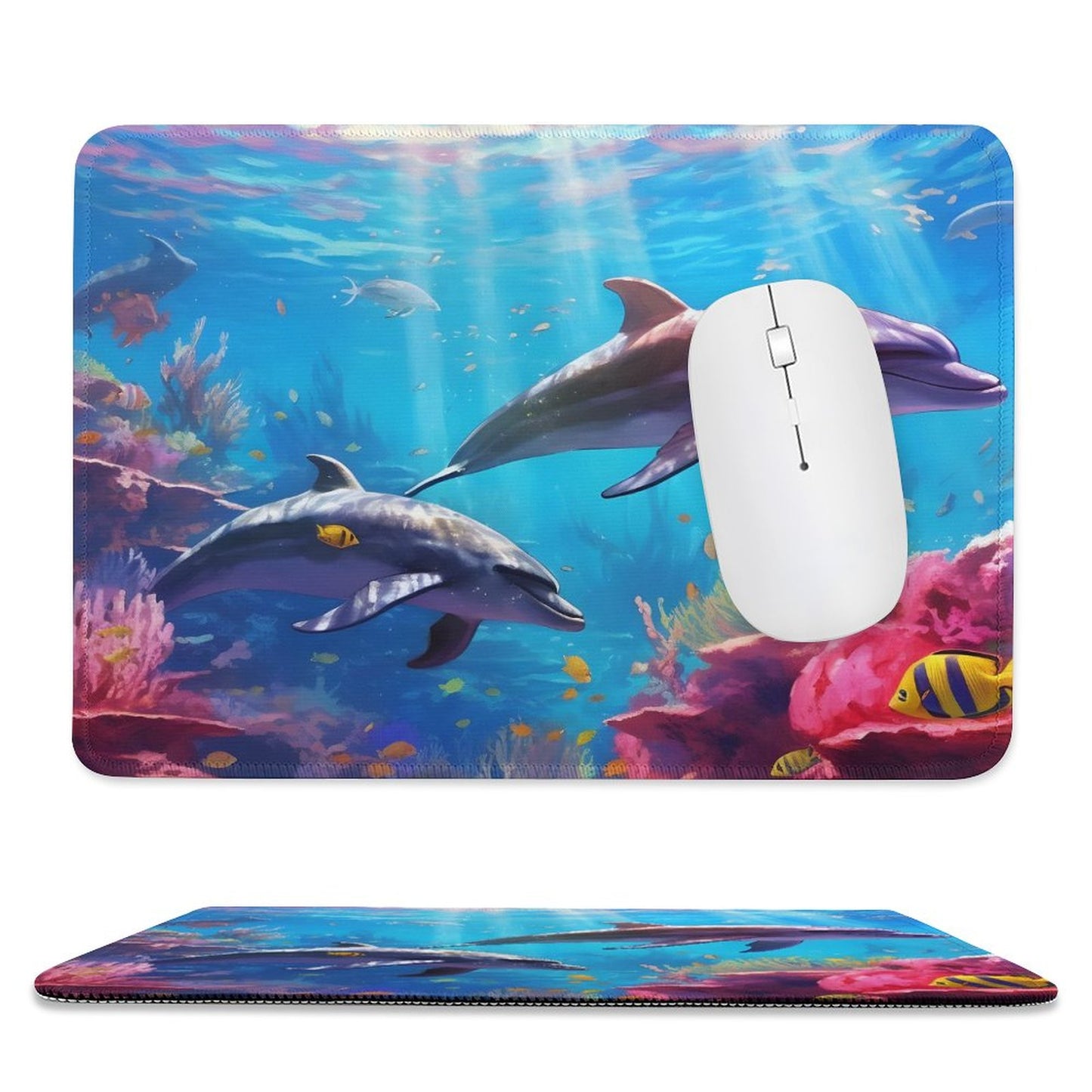 Mouse Pad SolarLab_Dolphins_tropical_sea_hyper-detail_high_resolution_8k_655814c8-b7f8-4c4c-9763-de92d9ff2f5d_ normal-online-PERSONAL DESIGN