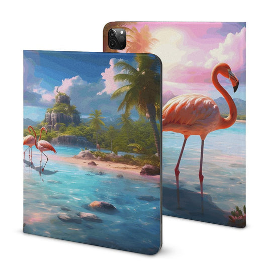 The Ipad Pen Slot Case Flamingos_001 normal-online-PERSONAL DESIGN