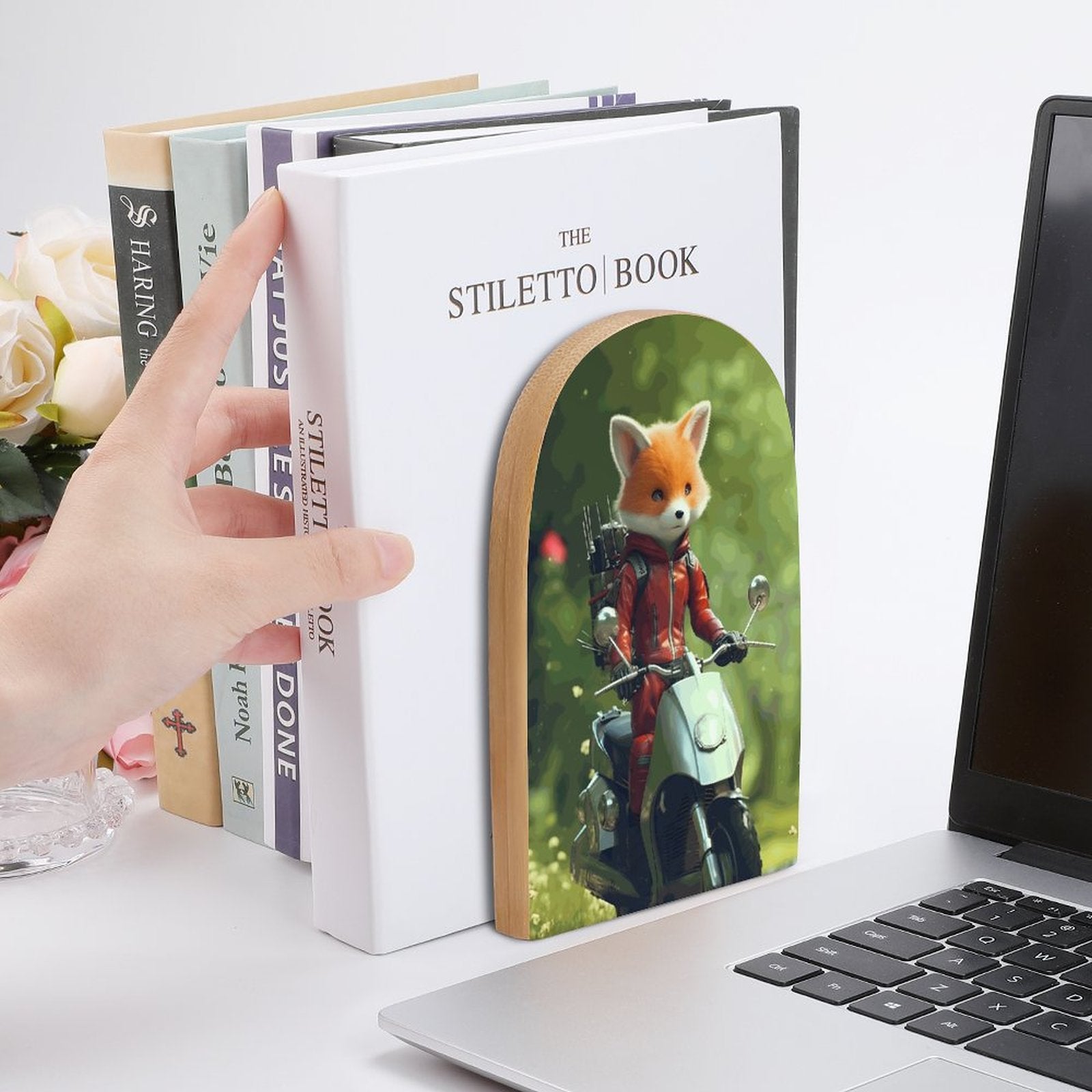 Bookends SolarLab_French_fairy_tale_The_little_prince_wore_a_helmet_carr_185c5aa4-0b2c-4b6d-a746-777e06b9c157 Style-1 One Size normal-online-PERSONAL DESIGN