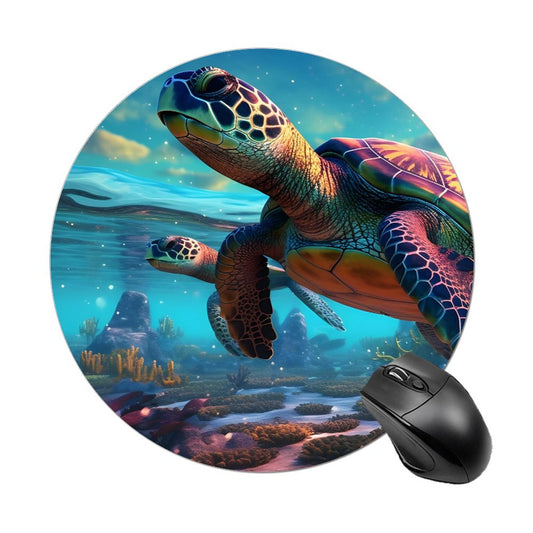 Mouse Pad SolarLab_Sea_turtles_tropical_sea_island_sunlight_fantasy_art_d_8c17eb4f-0c33-48bc-80bd-25ce9d585c40 Style-16 20*20cm normal-online-PERSONAL DESIGN