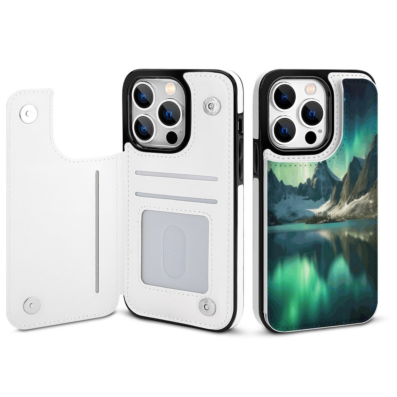 Mobile Phone Case for Apple IPhone 14 SolarLab_Norwegian_aurora_spring_mountains_forests_lake_hyper-d_9b6ded85-dc50-40b6-ba43-0fad71f7fd66 normal-online-PERSONAL DESIGN