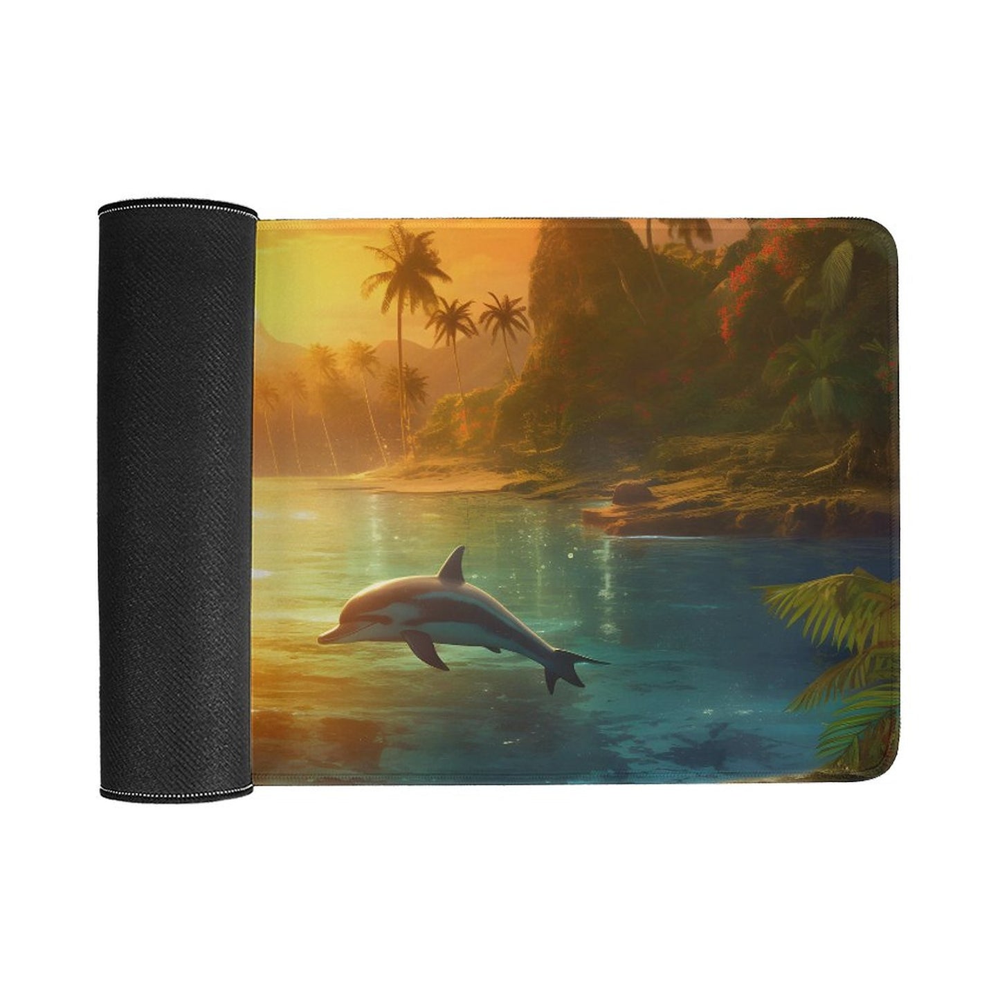 Desk Mat SolarLab_Dolphins_tropical_sea_island_sunlight_fantasy_stock_il_a1e3c590-502d-47a3-b8a0-58084a7f2d16 normal-online-PERSONAL DESIGN