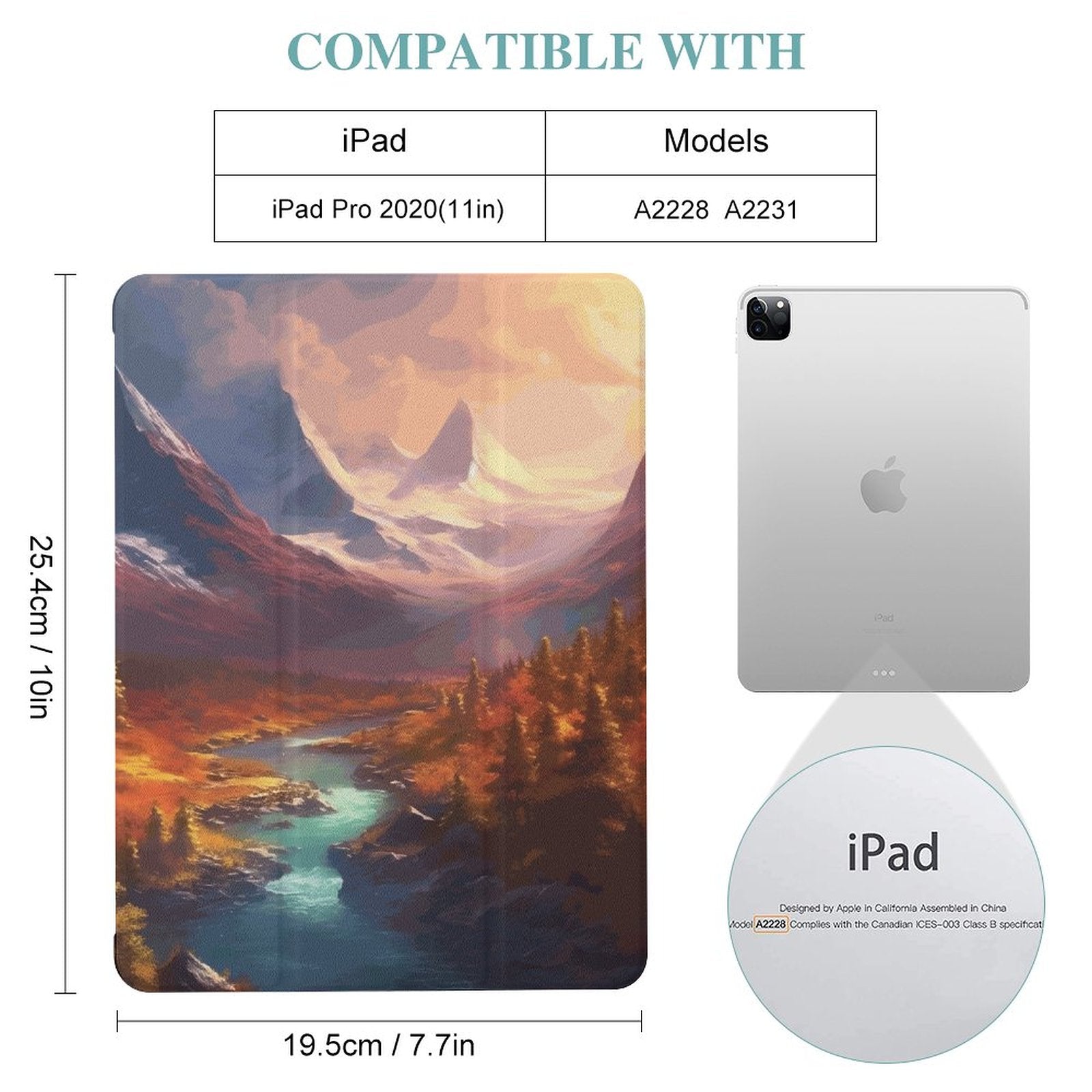 The Ipad Pen Slot Case SolarLab_Norwegian_aurora_autumn_mountains_forestshyper-detail__c916b784-da0c-41a1-b3ad-0addfdd7b88e normal-online-PERSONAL DESIGN