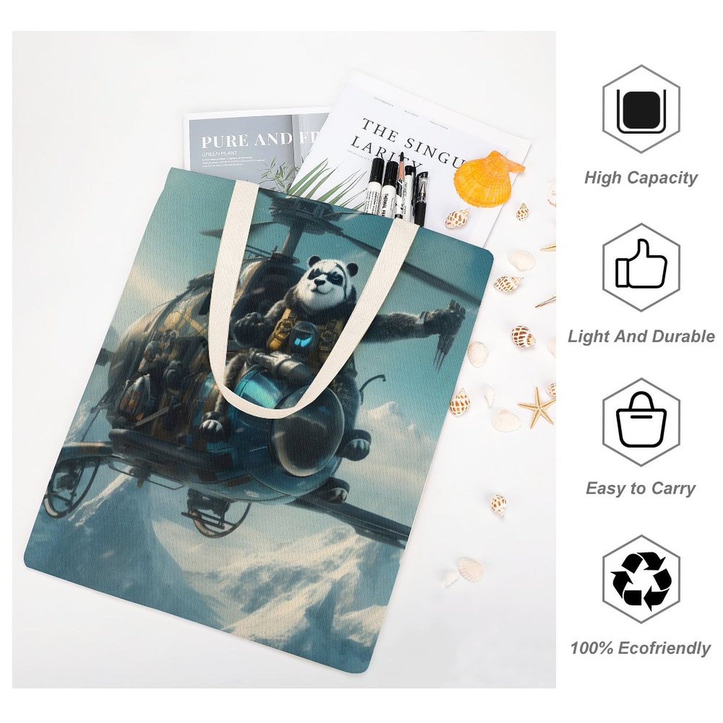 Canvas Tote Bag Double SolarLab_a_Panda_pilot_fly_a_super_helicopter_in_the_sky_on_sno_3f88c134-1793-4418-82af-6834fd4bb821 Style-1 38×41cm normal-online-PERSONAL DESIGN
