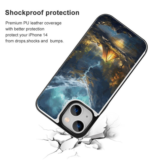 Mobile Phone Case for Apple IPhone 14 SolarLab_Norwegian_aurora_spring_mountains_forests_rivers_tents_5c5c73a4-6532-4372-b600-531d14aaeff3 normal-online-PERSONAL DESIGN