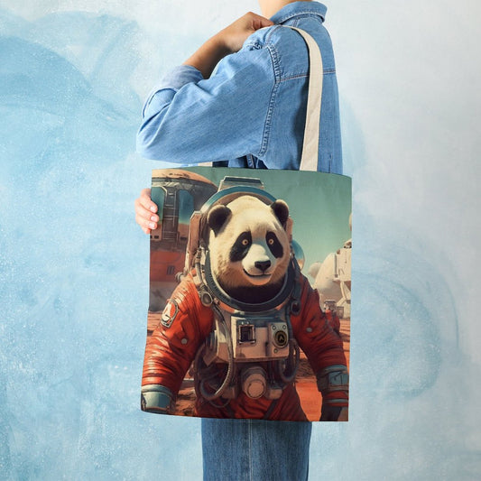 Canvas Tote Bag Double SolarLab_a_Panda_astronaut_walk_on_the_Mars_spaceship_sci-fi_pu_793a70ab-82ca-4501-88c6-6cc9c3220406 Style-34 38×41cm normal-online-PERSONAL DESIGN