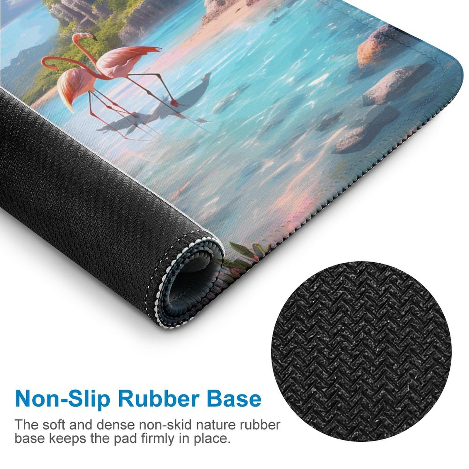 Mouse Pad Flamingos_001 normal-online-PERSONAL DESIGN