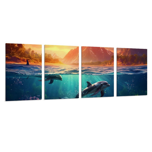 4 Panel Hanging Posters Vertical SolarLab_Dolphins_tropical_sea_island_sunlight_fantasy_hyper-de_f2db25c8-82f5-45d9-9ff2-698e69821ae5 normal-online-PERSONAL DESIGN
