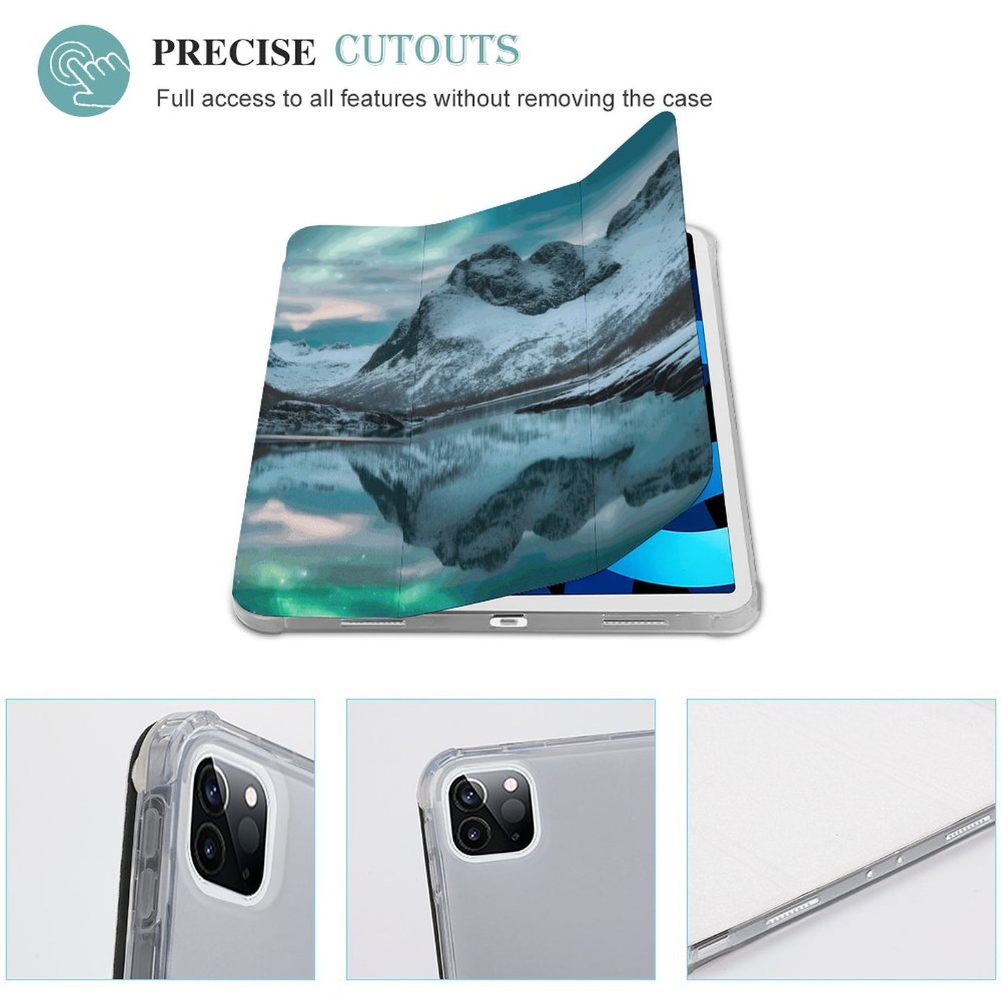 The Ipad Pen Slot Case SolarLab_Norwegian_aurora_winter_mountains_forests_lake_hyper-d_2b797c5c-a847-440b-ba22-5bdd5b69435c normal-online-PERSONAL DESIGN