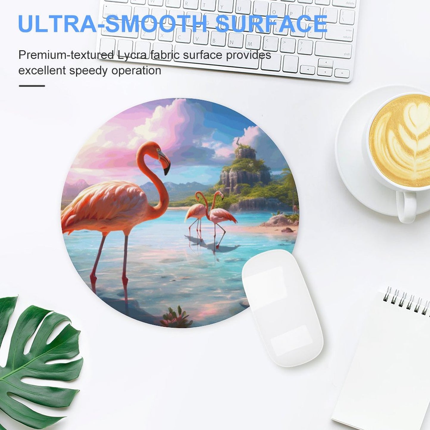 Mouse Pad Flamingos_001 Style-4 20*20cm normal-online-PERSONAL DESIGN