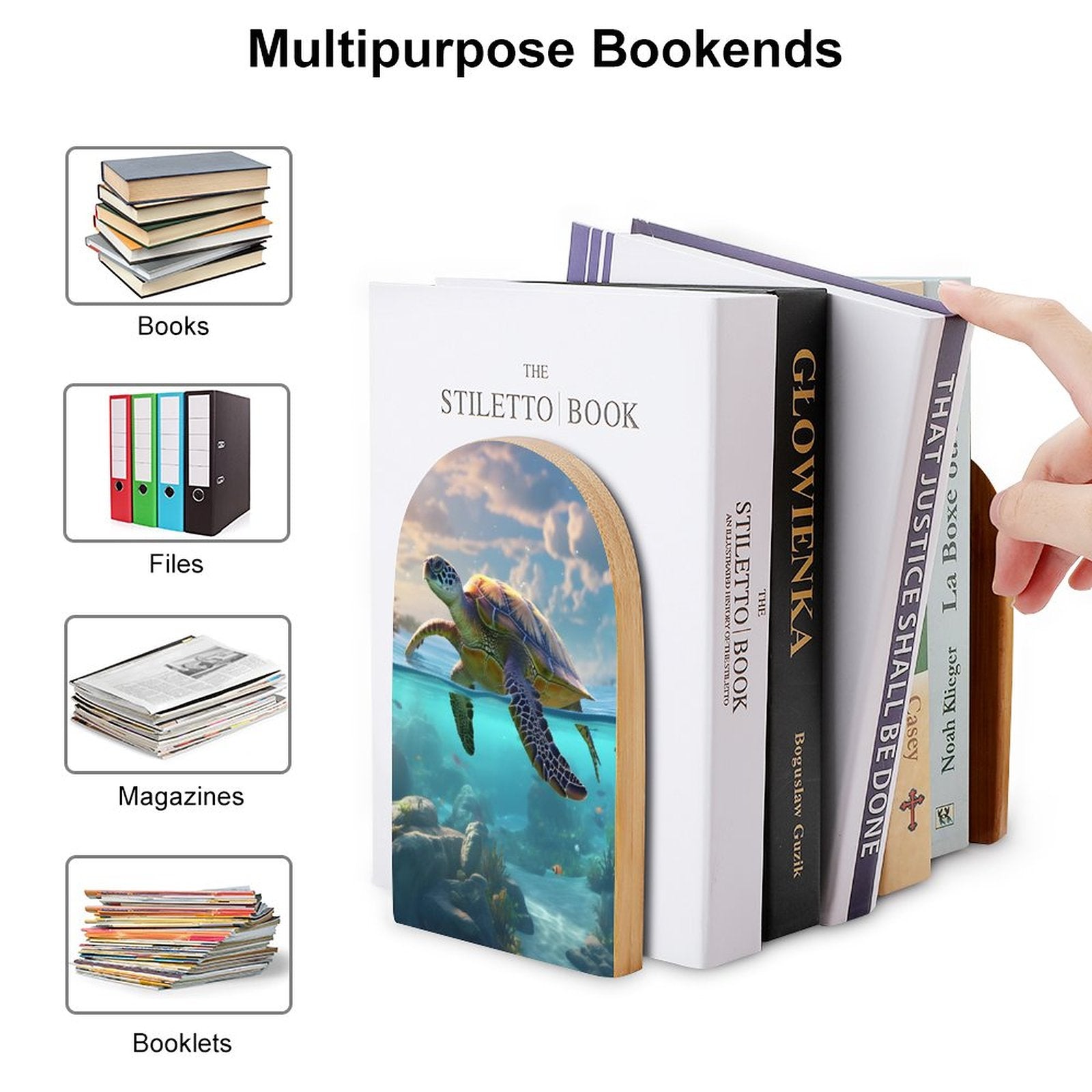 Bookends SolarLab_Sea_turtles_tropical_sea_island_sunlight_hyper-detail__88c311a8-1508-4981-8598-3d2b7de2cfd0 Style-17 One Size normal-online-PERSONAL DESIGN