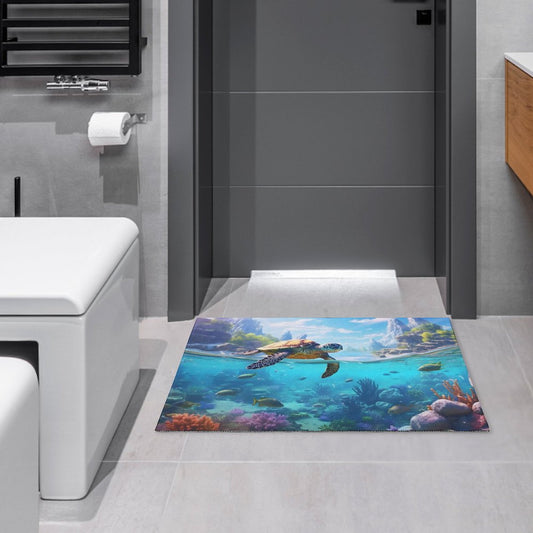 Crystal velvet carpet sea turtles htc01a011 - iTopMax