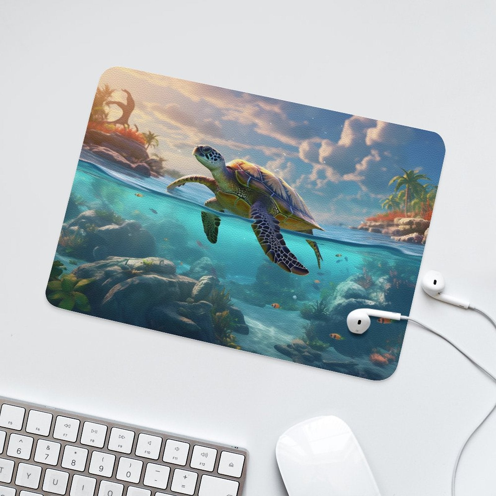 Leather Mouse Pad SolarLab_Sea_turtles_tropical_sea_island_sunlight_hyper-detail__88c311a8-1508-4981-8598-3d2b7de2cfd0 Style One Size normal-online-PERSONAL DESIGN