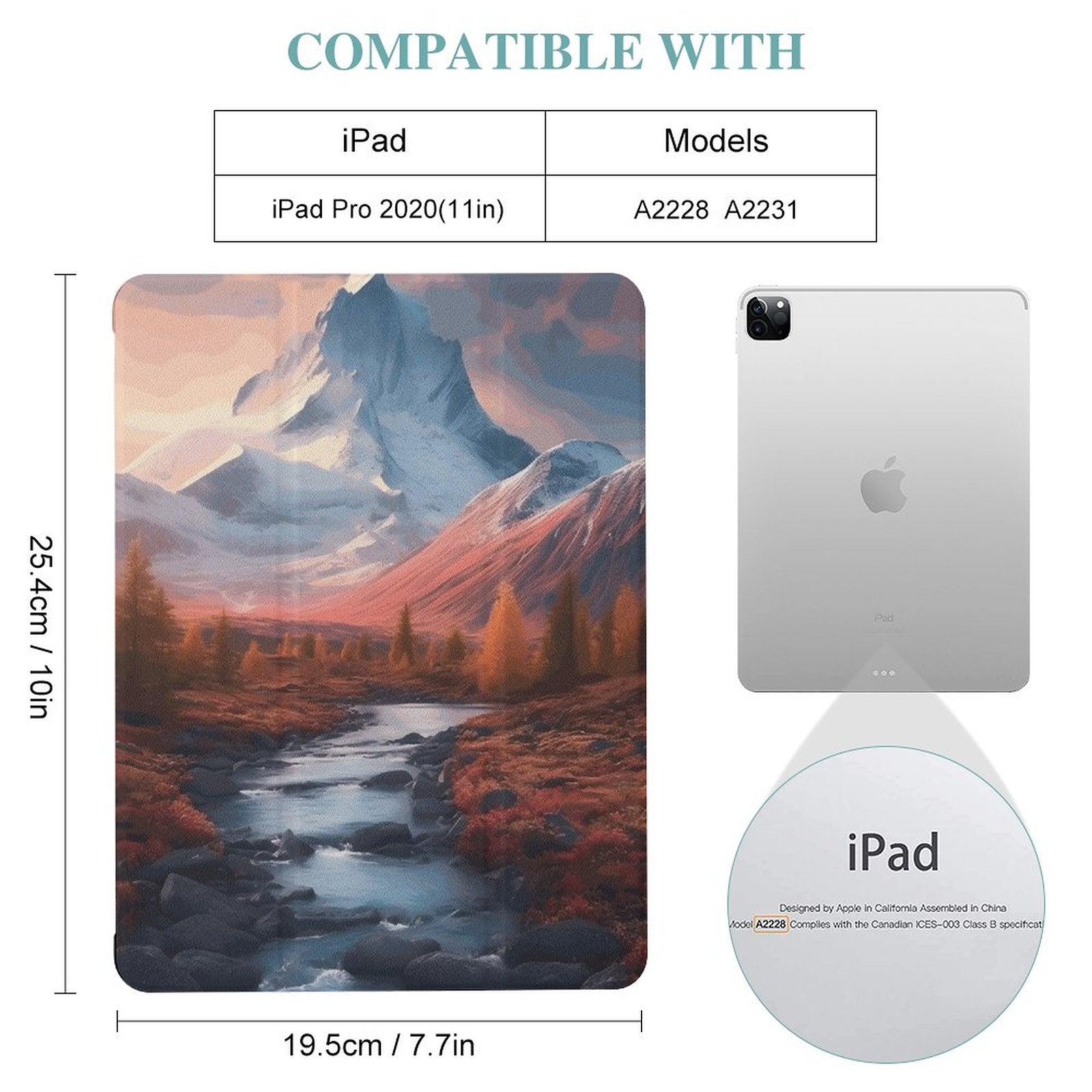 The Ipad Pen Slot Case SolarLab_Norwegian_aurora_autumn_mountains_forestshyper-detail__935e43e8-37e6-44dc-8597-129fbe22a01a normal-online-PERSONAL DESIGN