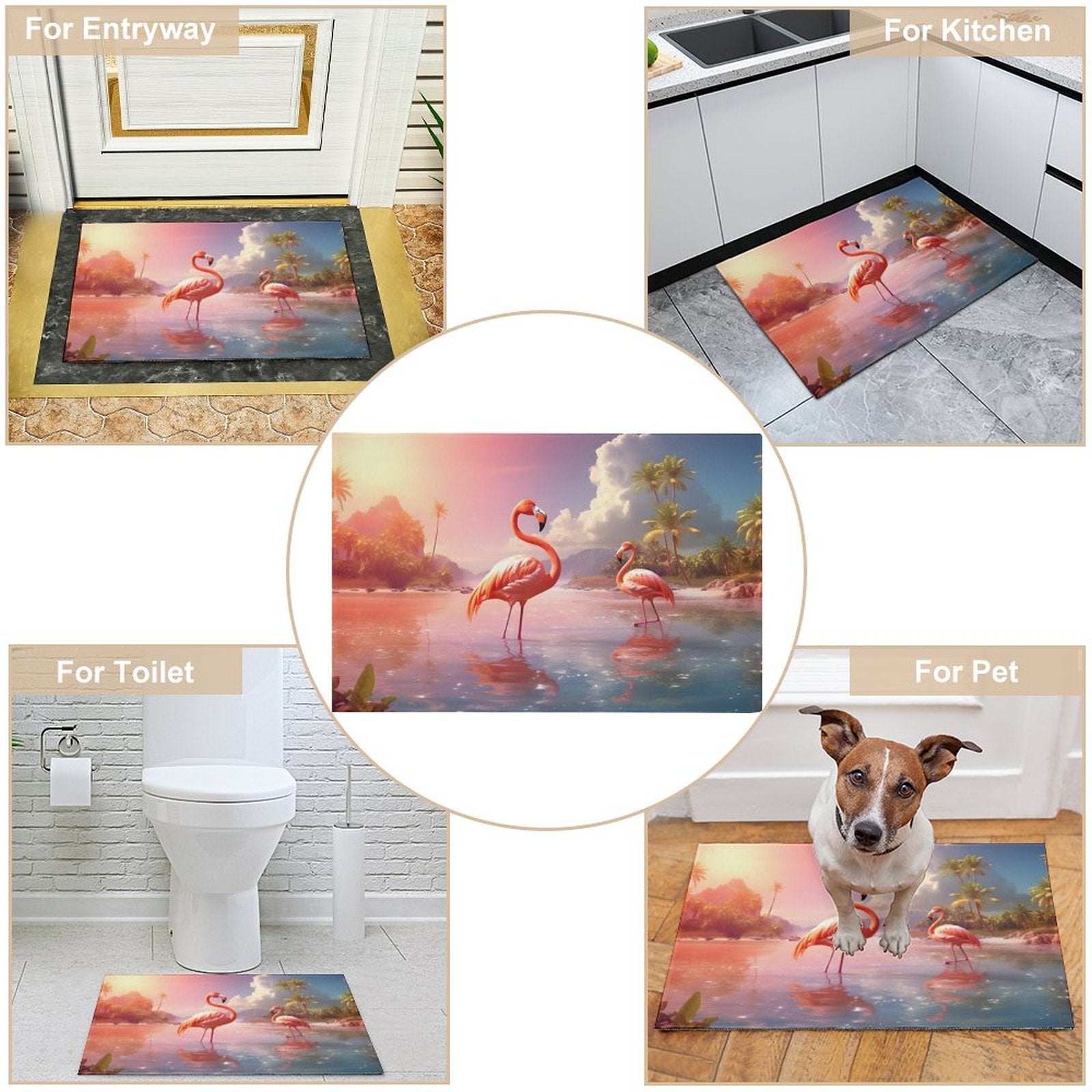 Carpet Flamingos_004 Style One Size normal-online-PERSONAL DESIGN