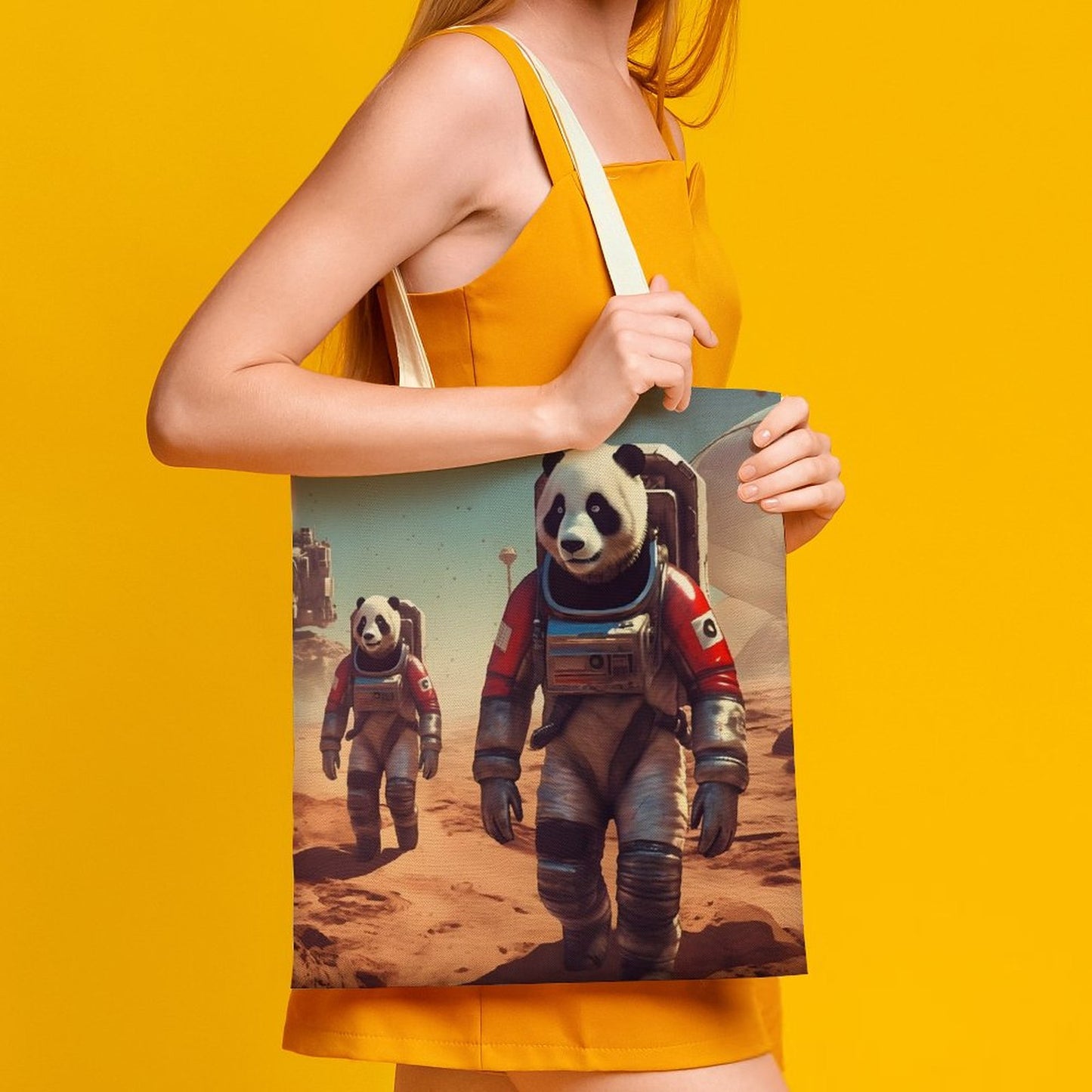 Canvas Tote Bag Double SolarLab_Pandas_astronaut_walk_on_the_Mars_starship_Cyberpunk_f_fa1980bb-0343-4844-a352-fb0e5c8bf928 Style-23 38×41cm normal-online-PERSONAL DESIGN
