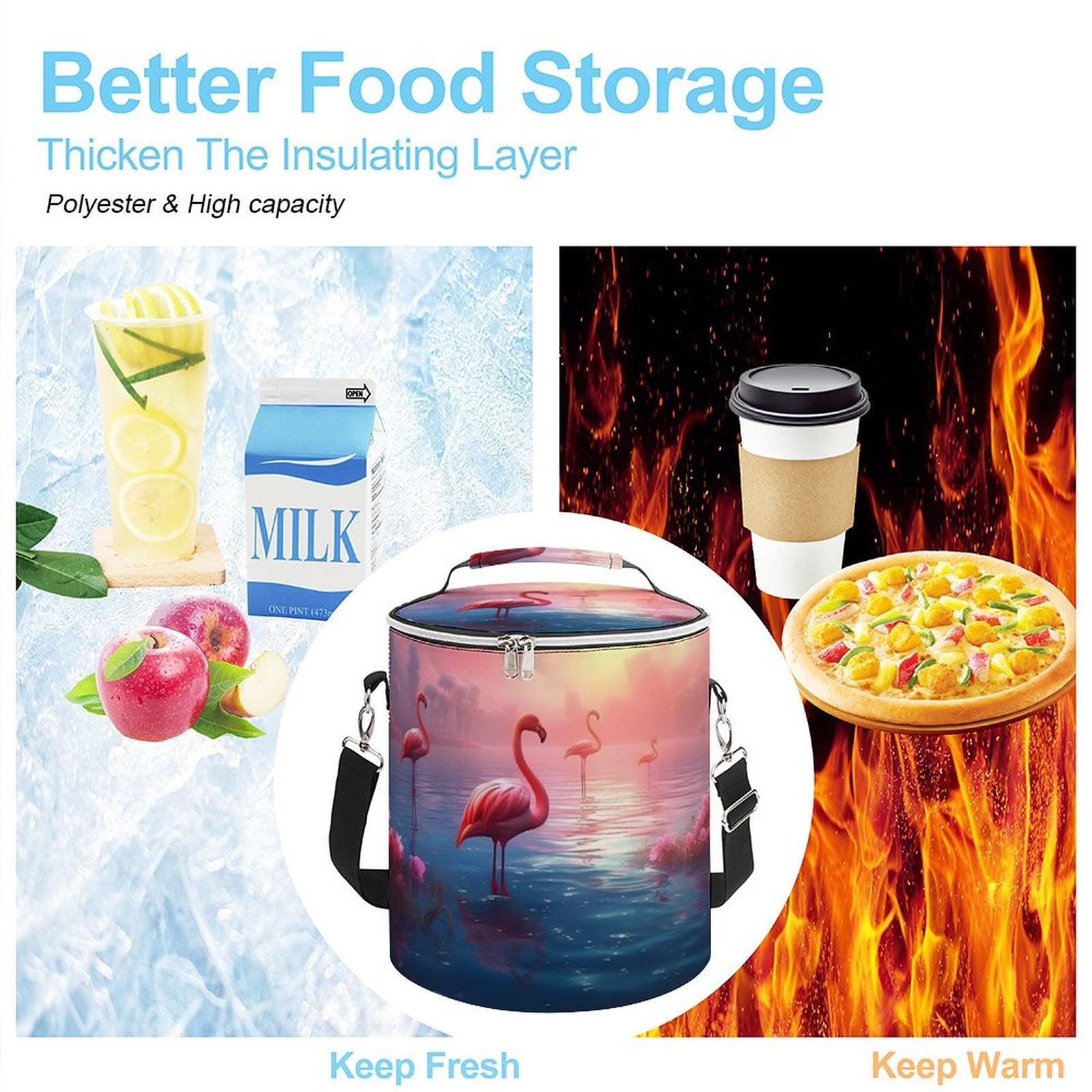 Camping Ice Pack Flamingos 008, One Size normal-online-PERSONAL DESIGN
