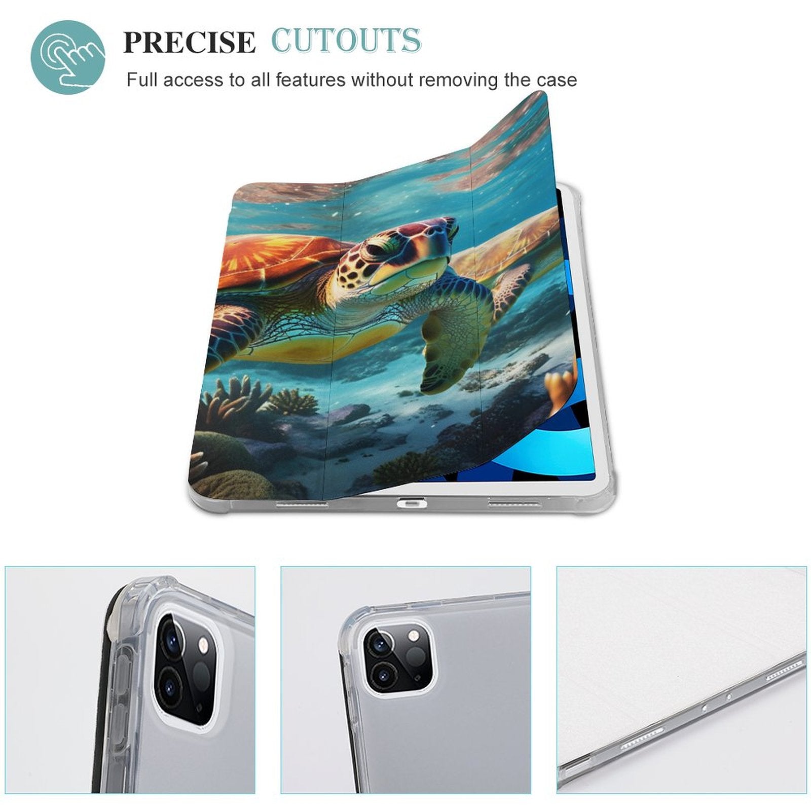 The Ipad Pen Slot Case SolarLab_Sea_turtles_tropical_sea_island_sunlight_hyper-detail__f51f3df4-db17-400d-8a6f-7664e53448e9 normal-online-PERSONAL DESIGN