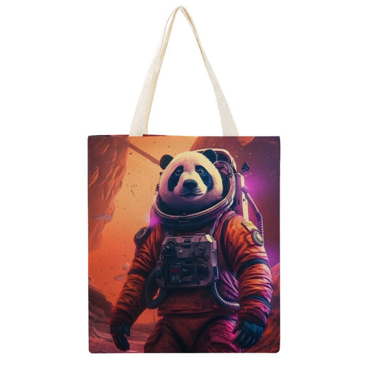 Canvas Tote Bag Double SolarLab_a_Panda_astronaut_walk_on_the_Mars_spaceship_Cyberpunk_e2ab4124-d37f-4030-8cc7-141a47bbb18d Style 38×41cm normal-online-PERSONAL DESIGN