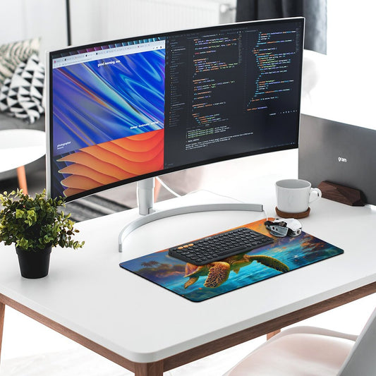 Desk Mat SolarLab_Sea_turtles_tropical_sea_island_sunlight_fantasy_art_d_c29a6e10-0f28-42ee-8e19-15bcf9990e3c normal-online-PERSONAL DESIGN
